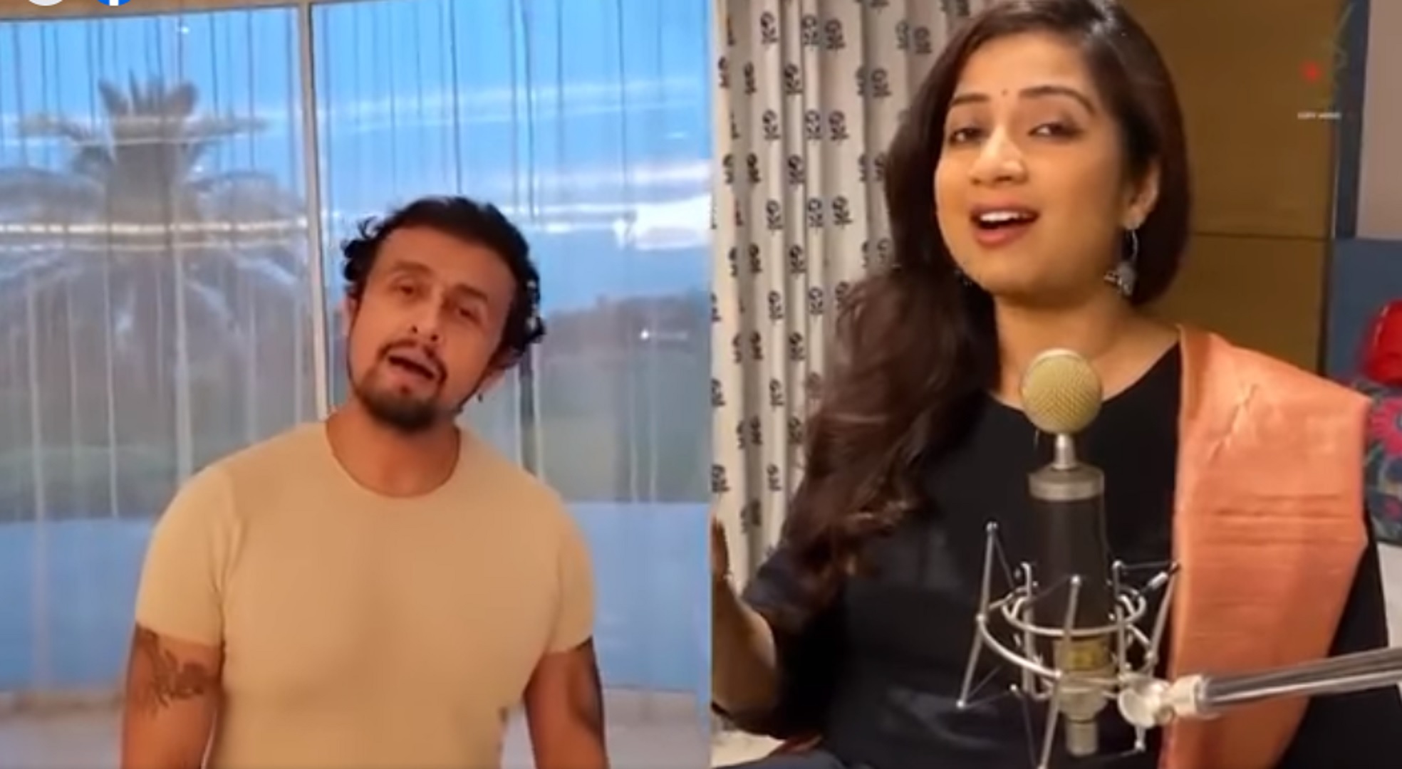 Watch: Shreya Ghoshal and Sonu Nigam Sing Virtual Duet For Some 'Quarantine  Inspiration'
