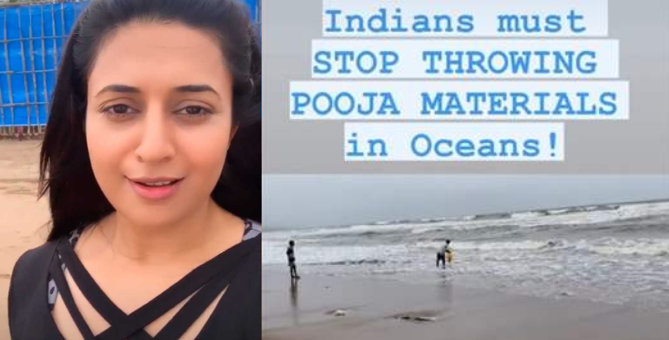 “Indians Must Stop Throwing Pooja Material in Oceans,” Divyanka Tripathi Scolds Man For Polluting Sea