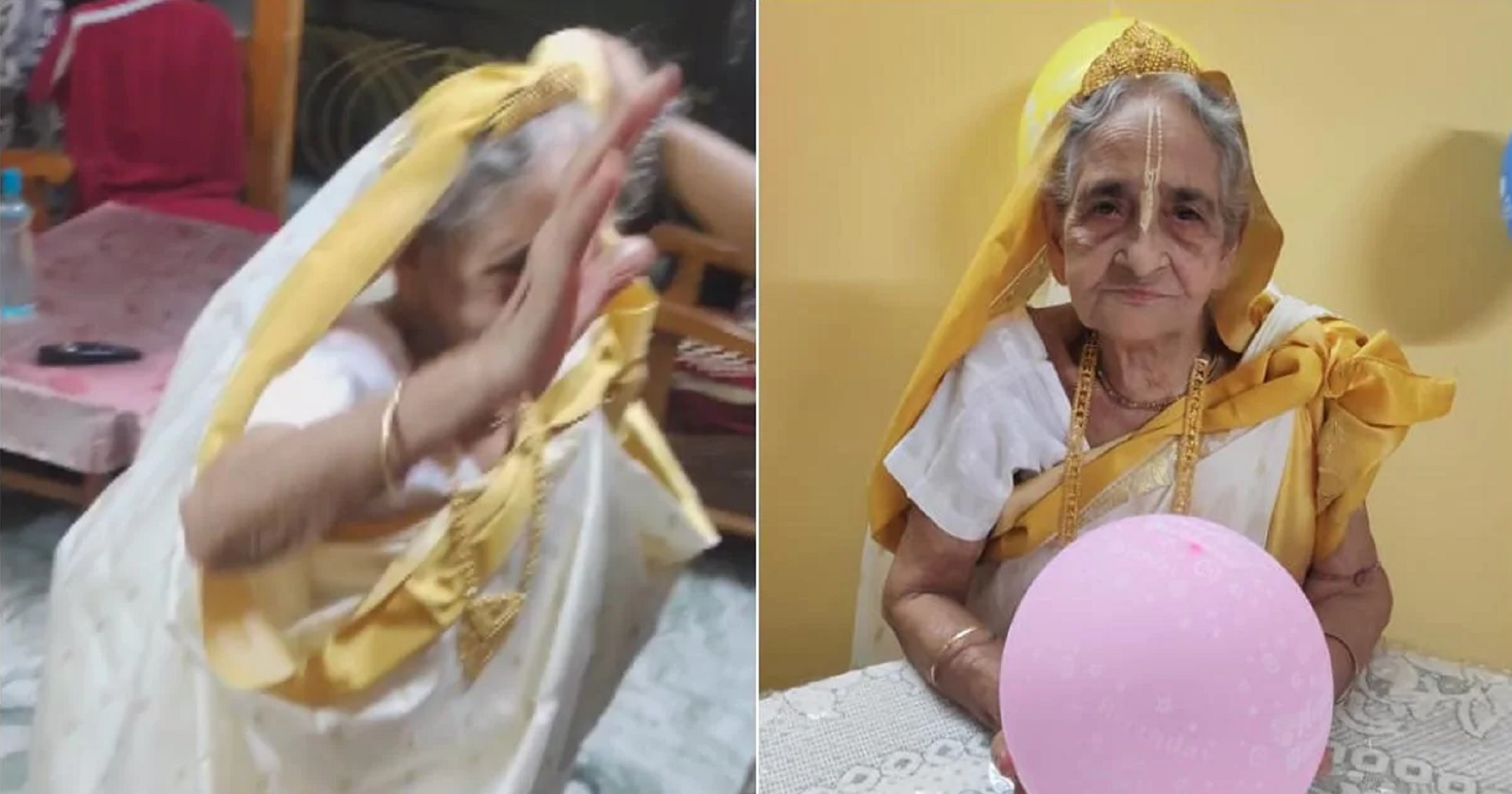 Watch: Grandma Dances To ‘Aankh Maare’ On Her 93rd Birthday