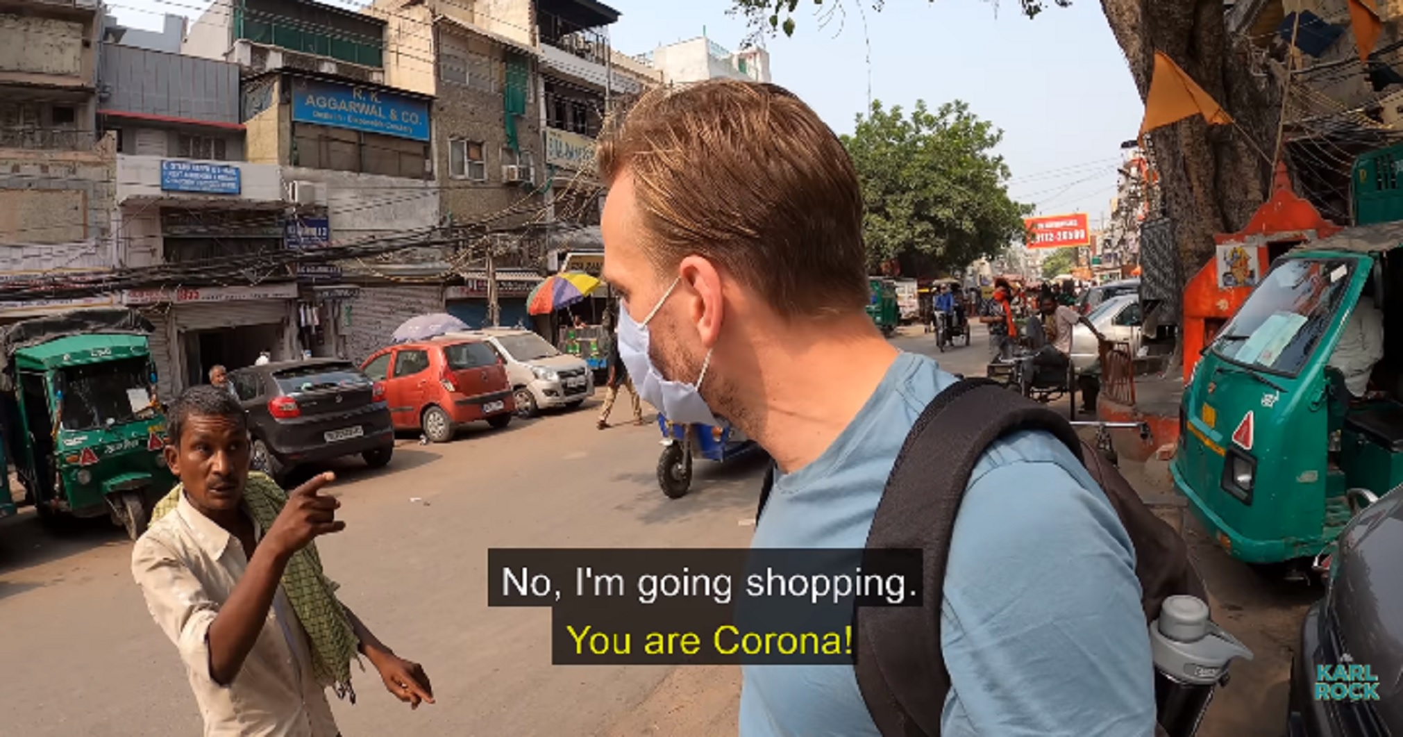 “You Are Corona”, Indian Man Accused Of Being Racist To a Foreigner In Delhi [Video]