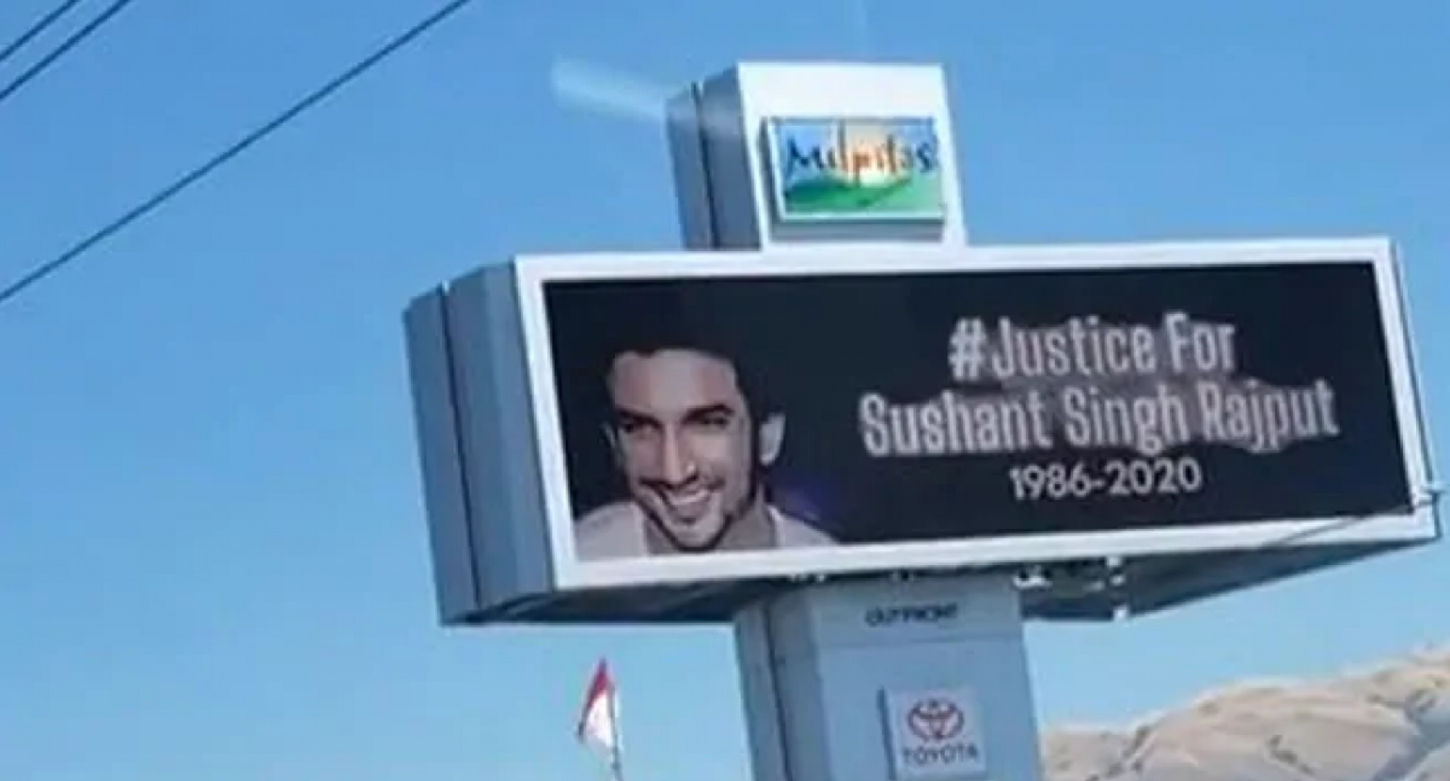 “Justice For Sushant Singh Rajput” – Billboard Stood-Up In California, United States