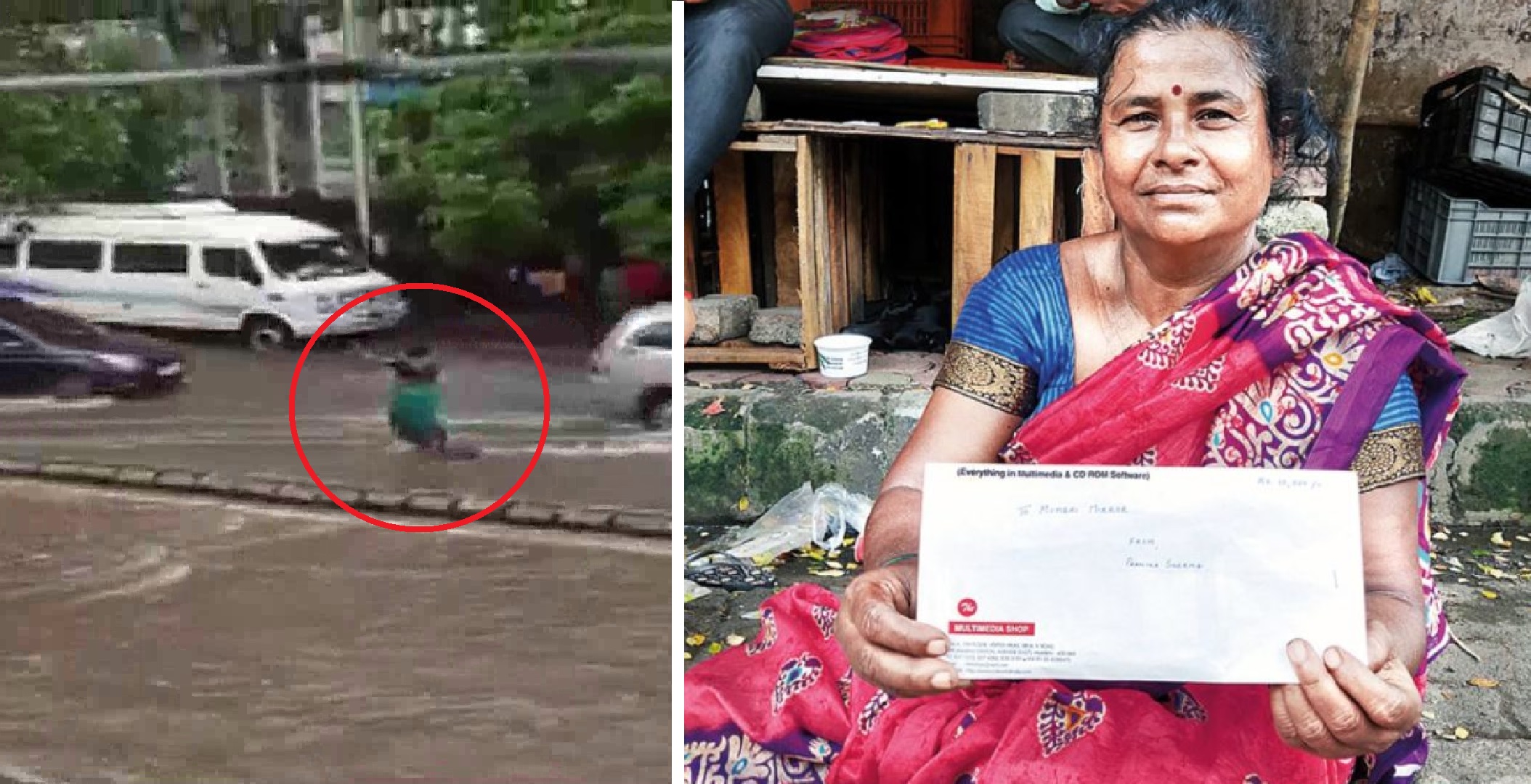 Mumbai Woman Who Stood In Rain To Warn Commuters Of Open Manhole, Gets Rs 1.5 Lakhs Raised For Her
