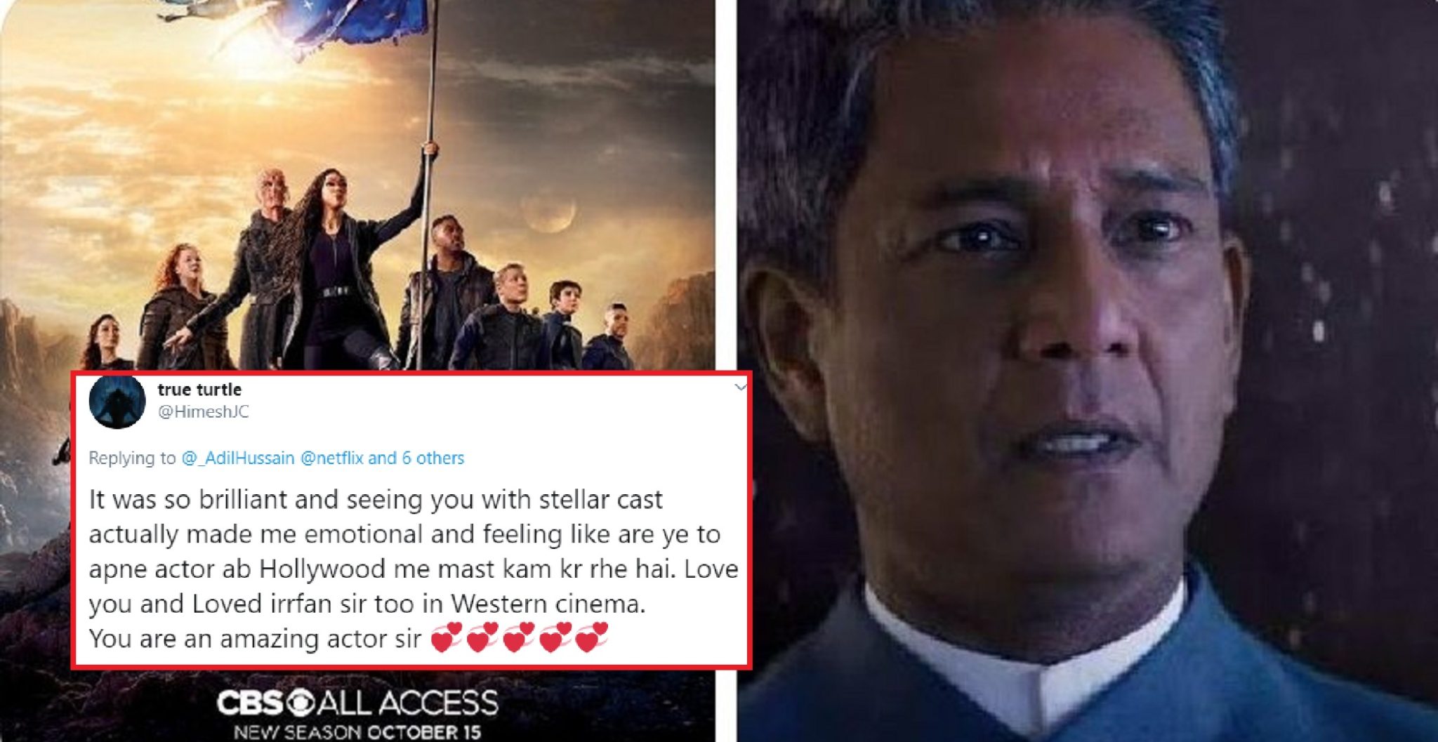 Making India Proud Adil Hussains Role In Star Trek Discovery Moves
