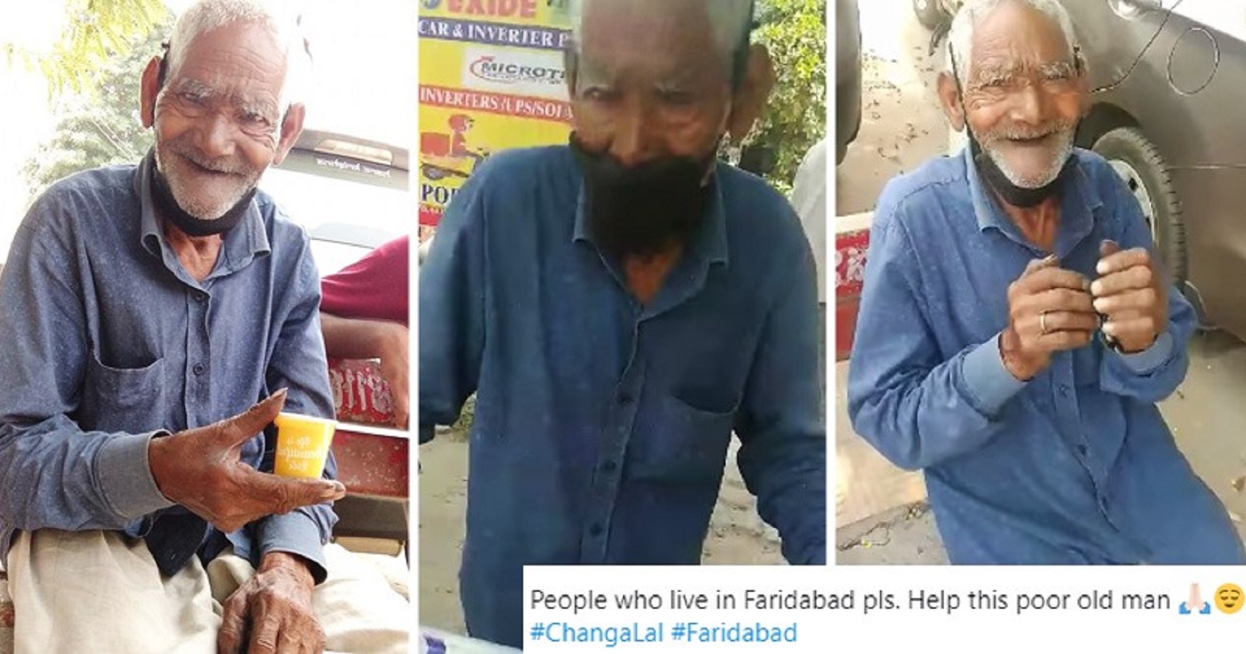 Once Again, People Come Forward To Help 86 Year Old Selling Bhelpuri For Just ₹5 In Faridabad