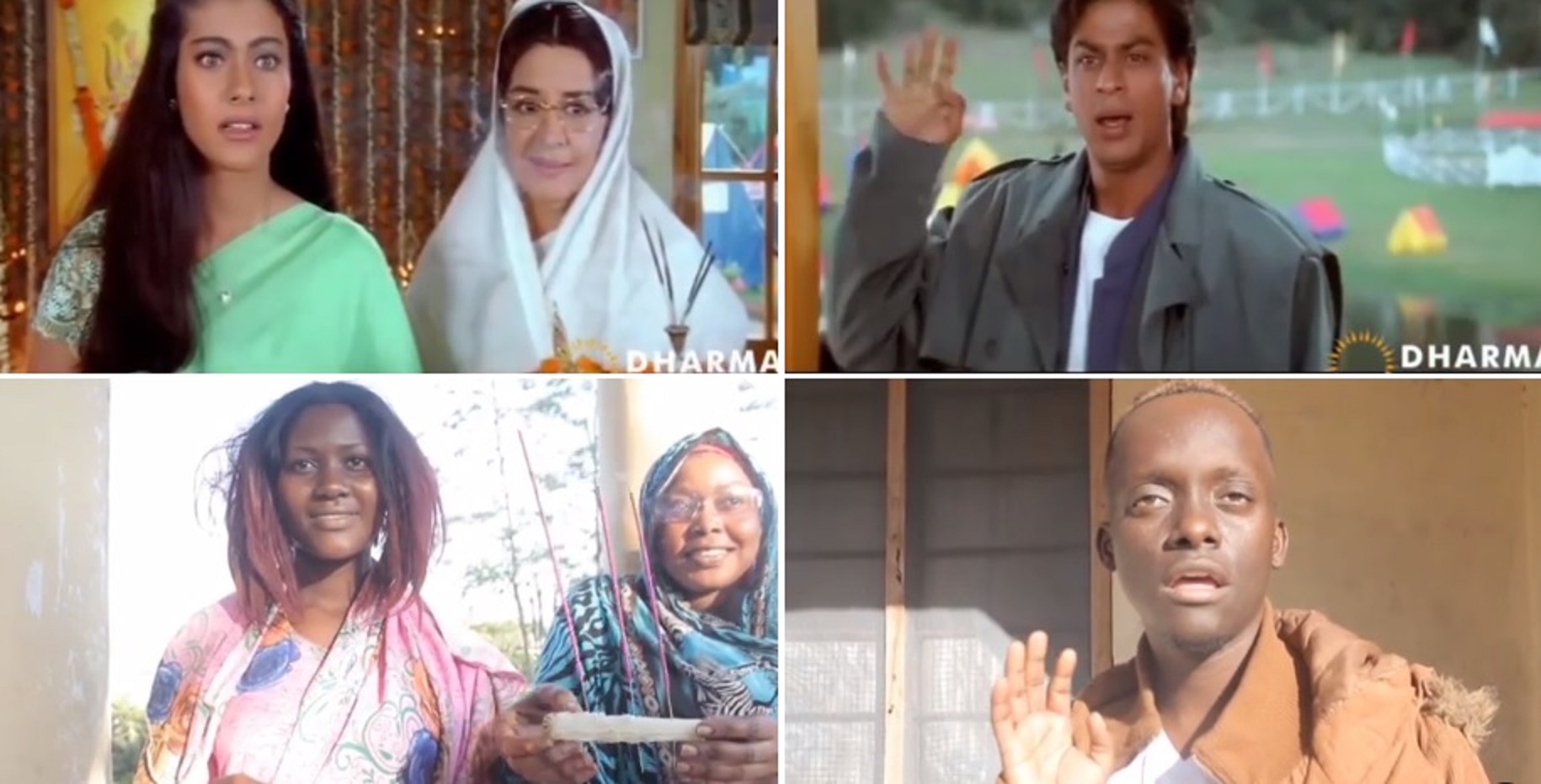 East African Bollywood Fans Recreate Iconic ‘Kuch Kuch Hota Hai’ Scene in Viral Video