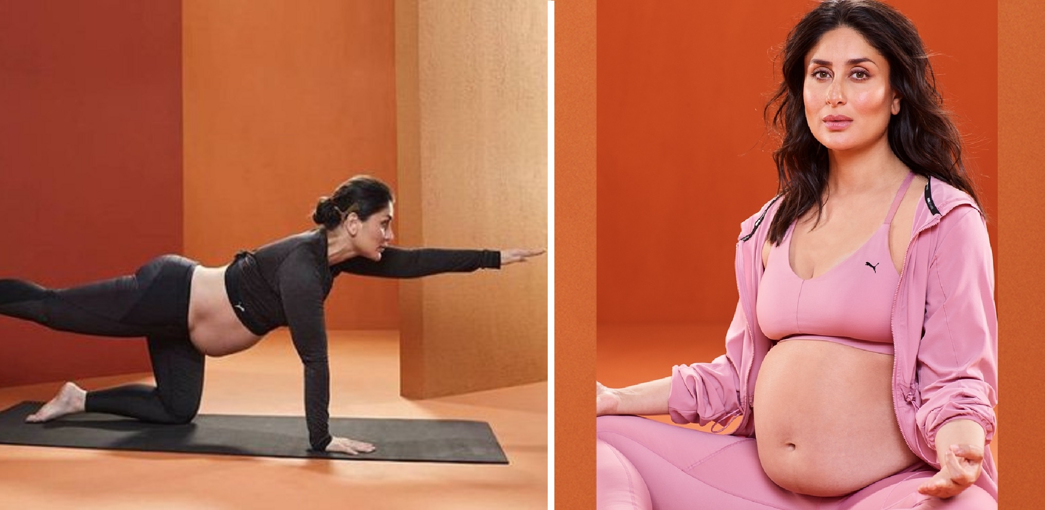 Kareena Kapoor Khan Flaunts Baby Bump in New Yoga-Inspired Photoshoot