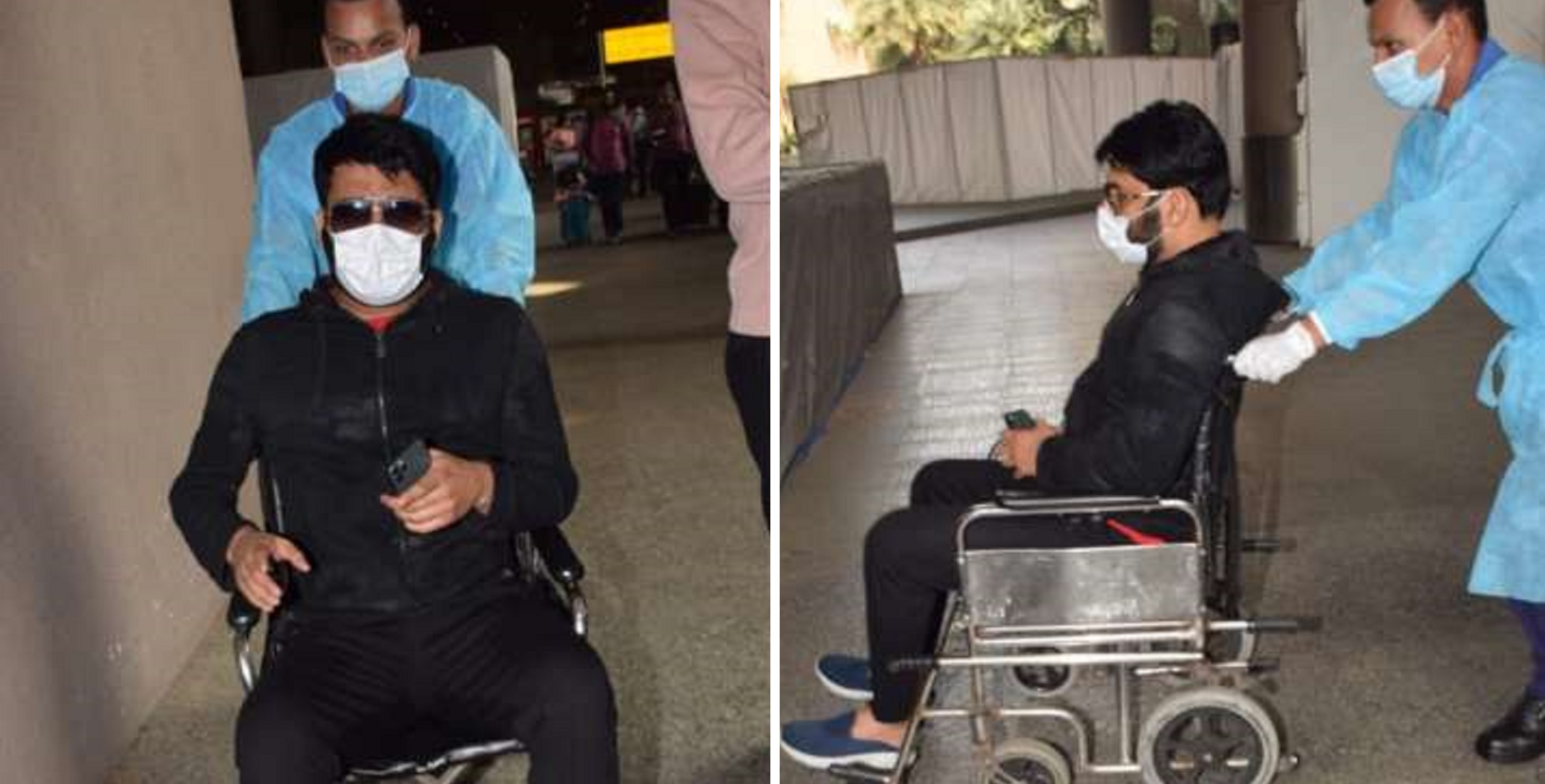 Kapil Sharma Comes Out Of Hospital in Wheelchair, Gets Upset On Being Clicked by Paparazzi