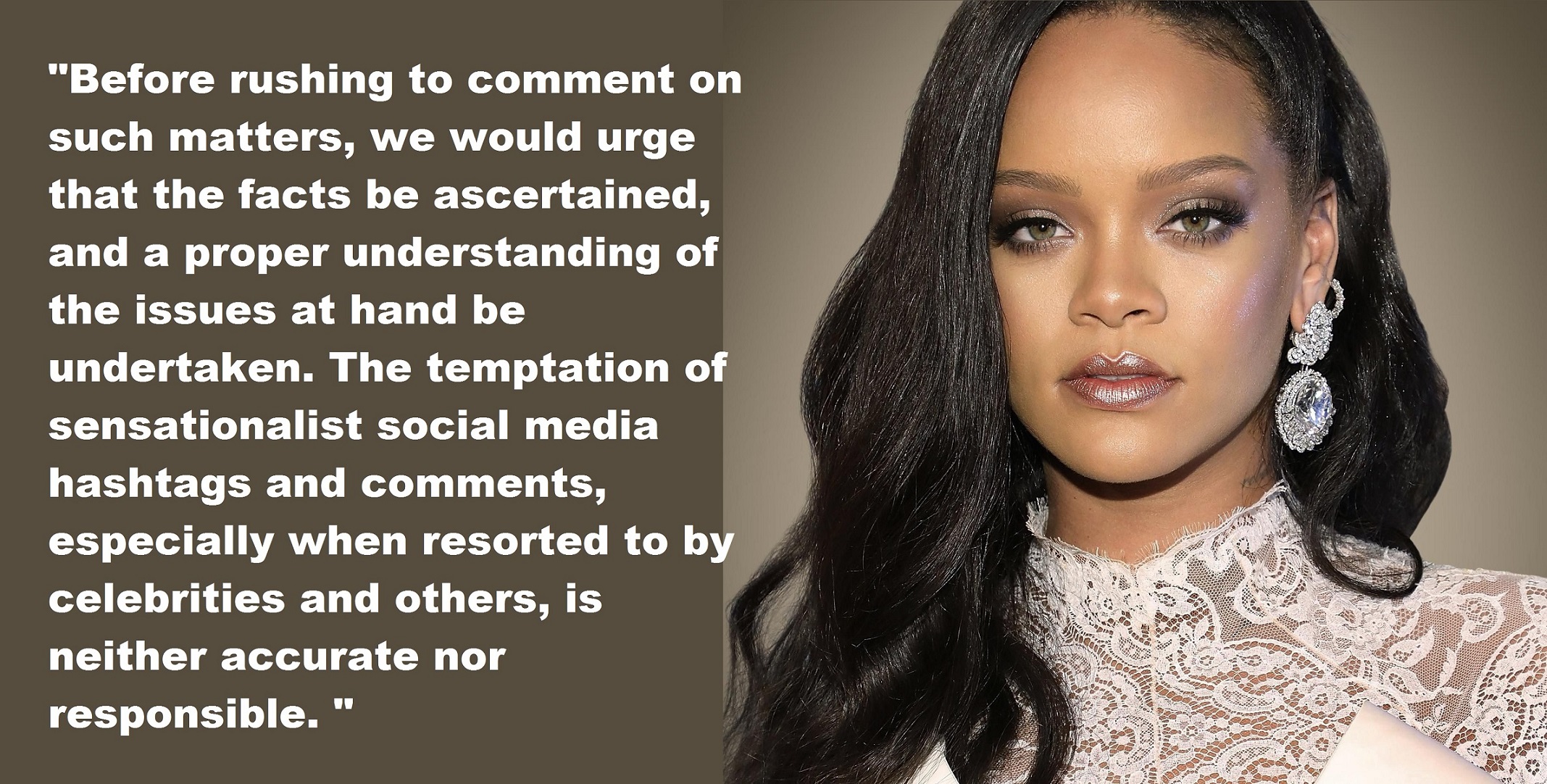 Indian Government Releases Strong Statement After Rihanna Tweets on Farmer’s Protests