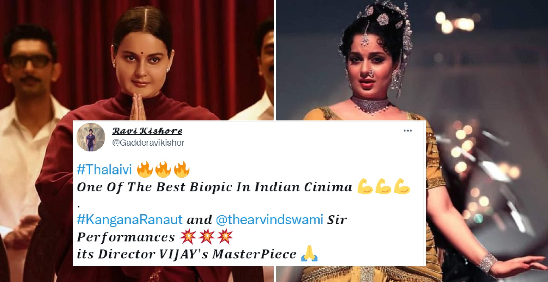 Thalaivi Wins Hearts Of Masses: Twitter Erupts With Praise For Kangana Ranaut Film, See All Reactions