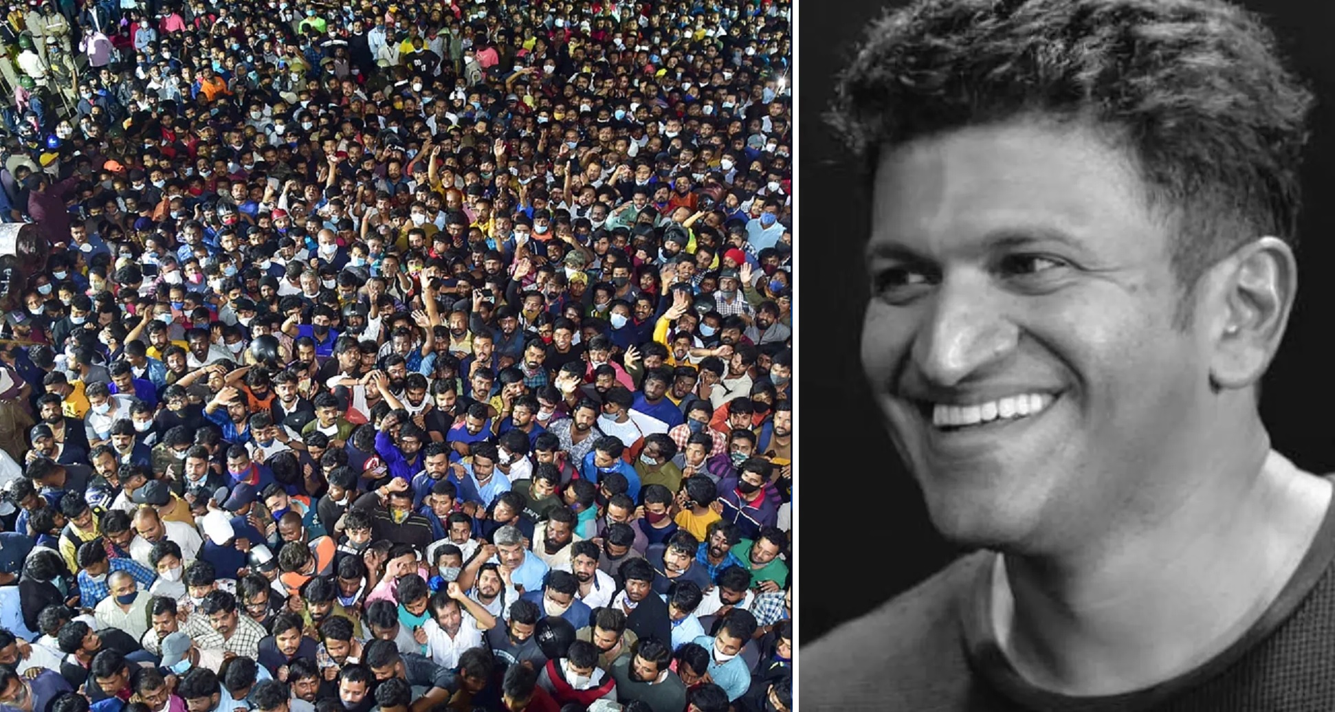 Thousands Of Fans Gather At Kanteerava Stadium To Pay Last Respects To Puneeth Rajkumar