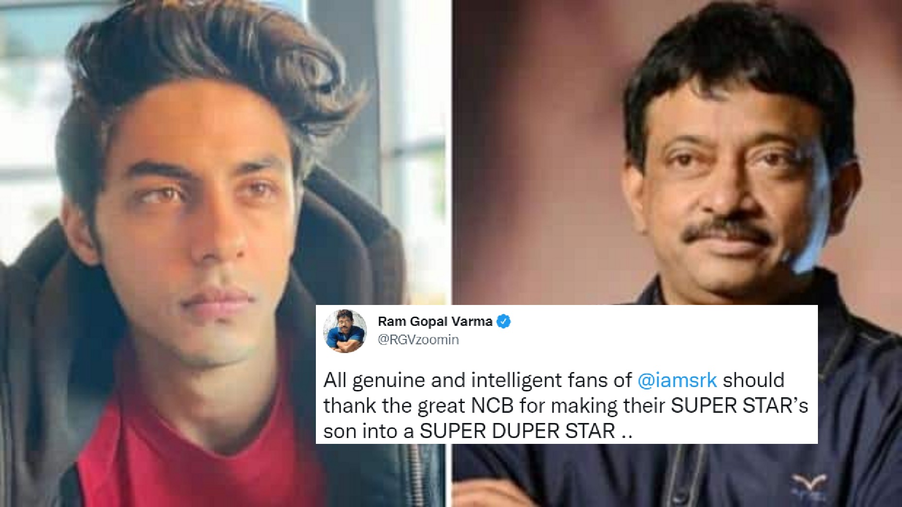 Ram Gopal Varma Says NCB Has Turned Aryan Khan Into A ‘Super Star’