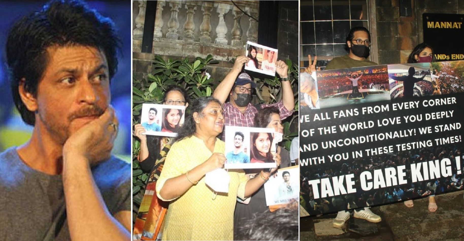 After SRK Fans Crowd Outside Mannat For Aryan, Sushant Singh Rajput Fans Show-Up To Seek ‘Justice’ For The Star