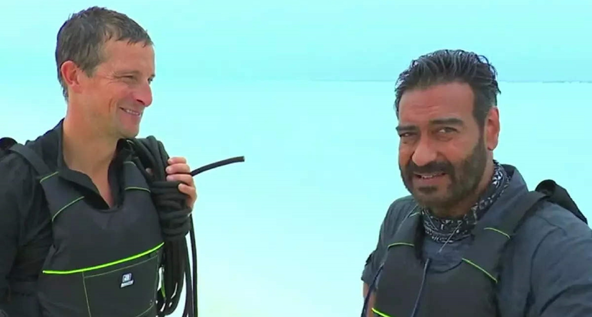 Ajay Devgn Tests His Surviving Skills With Bear Grills In New ‘Into the Wild’ Episode On Discovery+