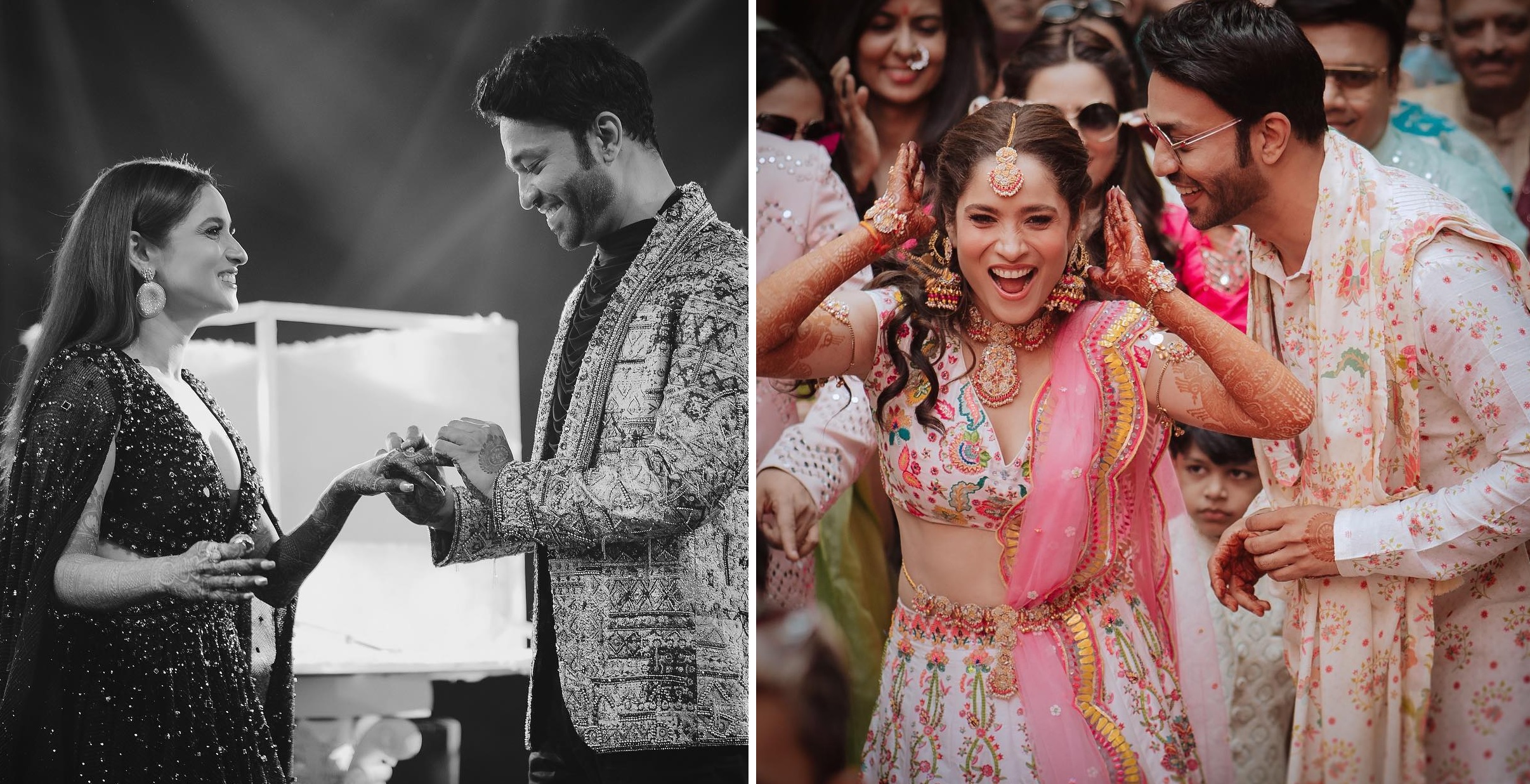 Ankita Lokhande Officially Engaged With Vicky Jain: See Pics From Their Mehendi & Engagement Cereomny