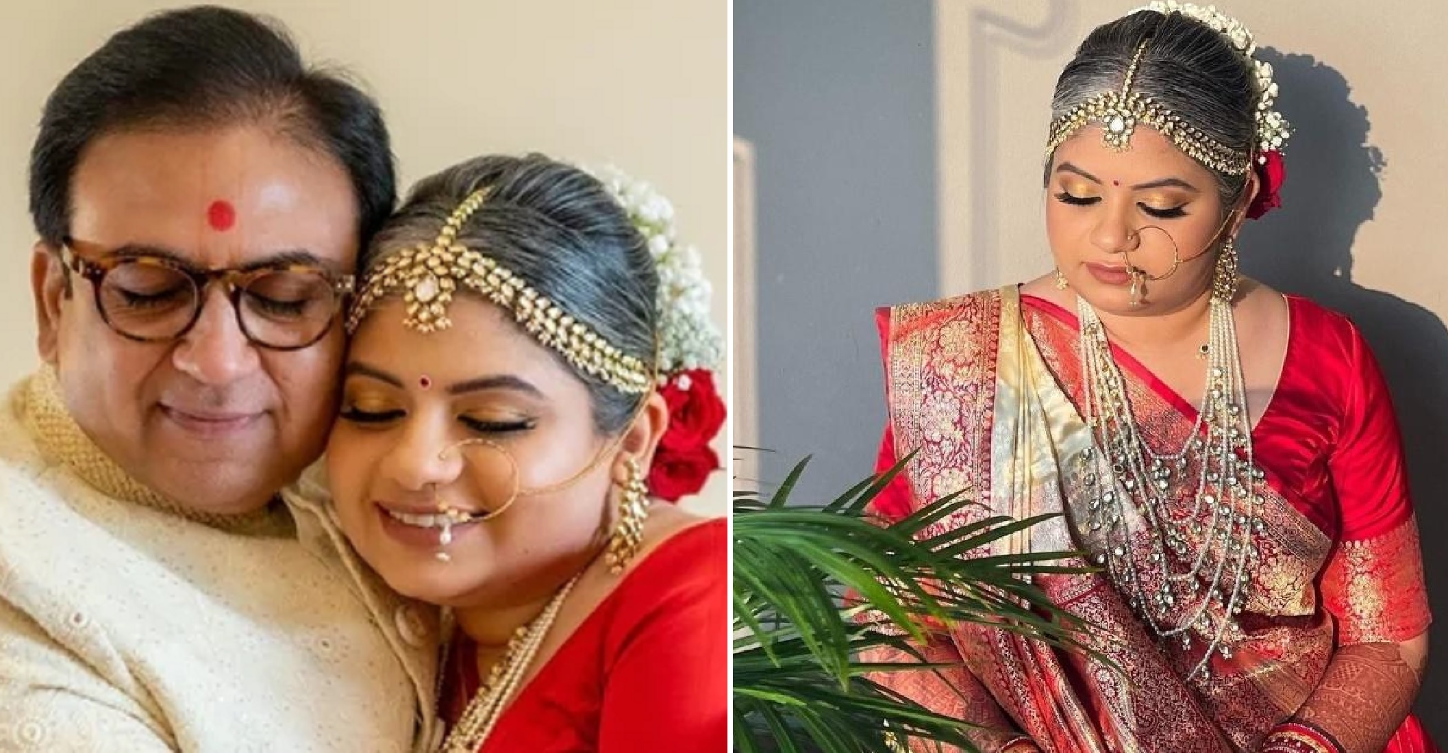 Dilip Joshi’s Daughter Sets An Example By Not Covering Her Grey Hair For Marriage, Earns Applause From Netizens