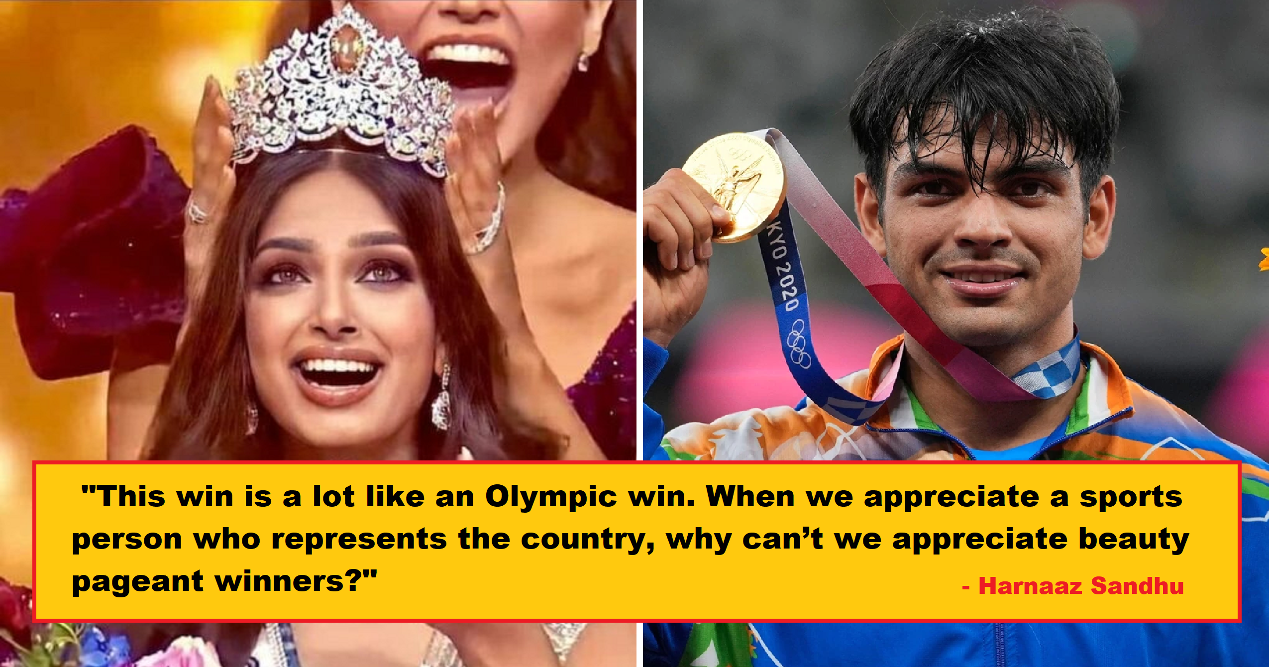 Harnaaz Sandhu Compares Miss Universe To Olympics, While Responding To Trolls Saying She’s Won Only Because She Has A Pretty Face