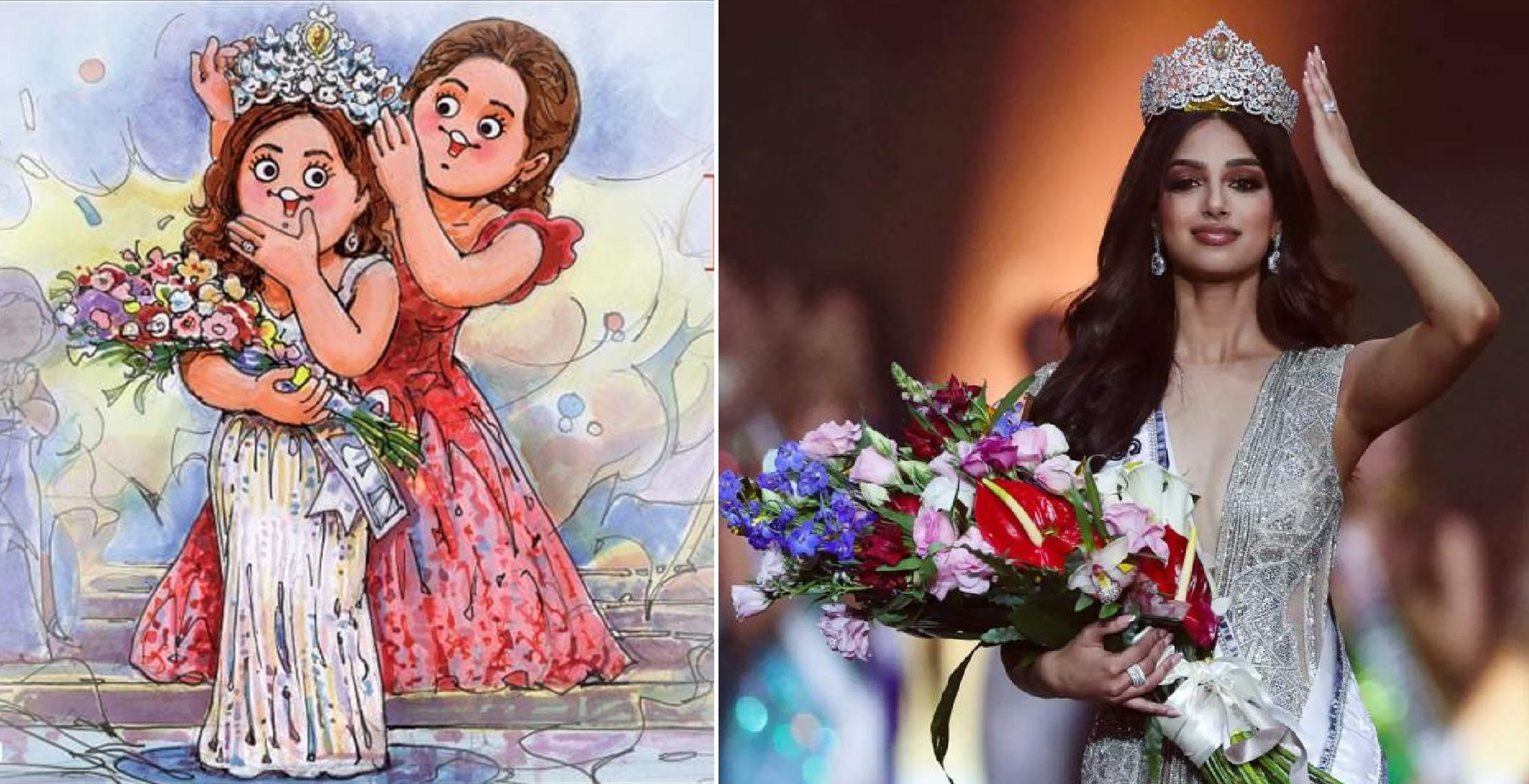 Amul Celebrates Harnaaz Sandhu’s Miss Universe Win With A Quirky & Smart Cartoon