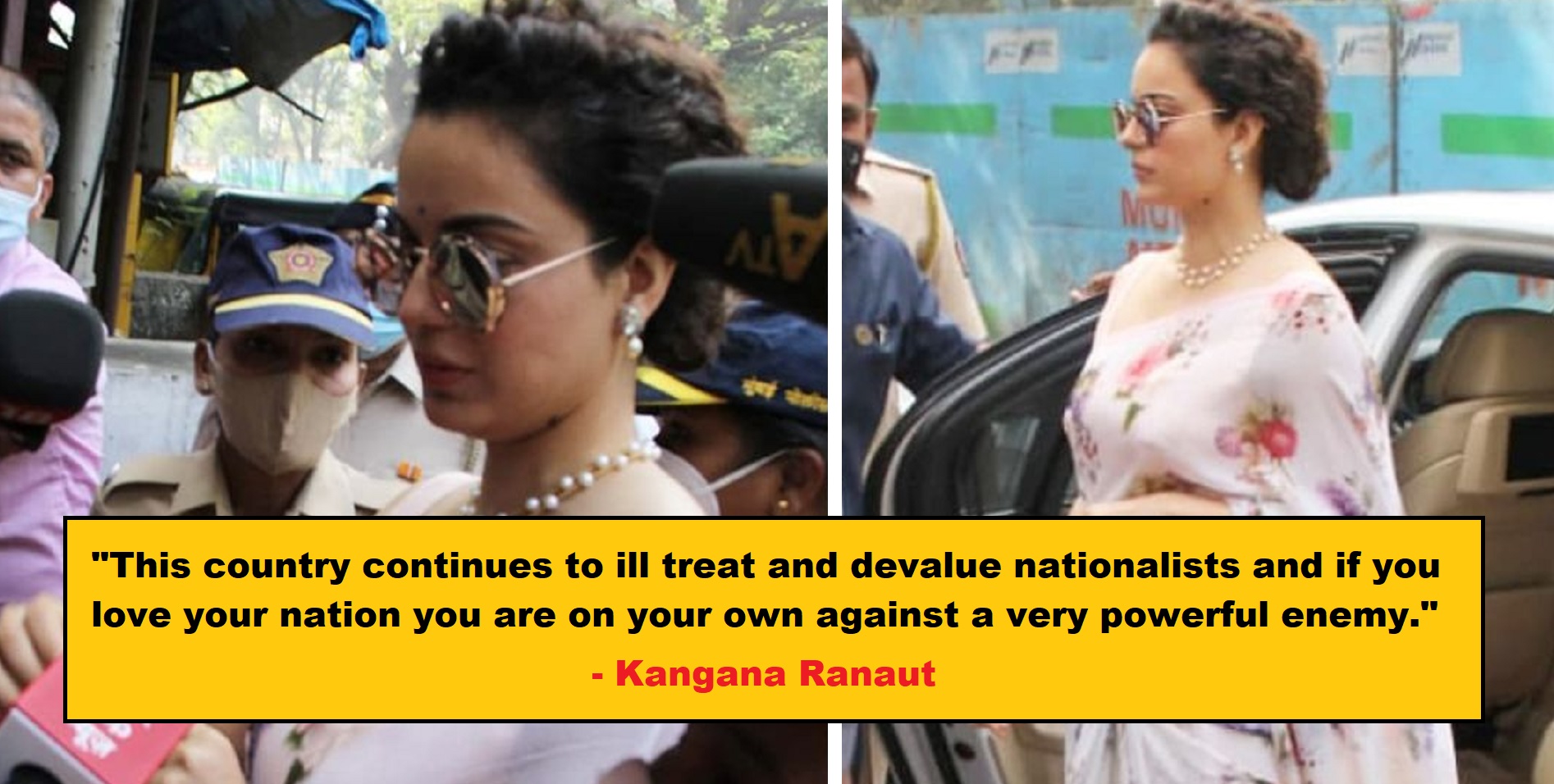 Kangana Ranaut Appears At Khar Police Station, Says ‘This country continues to ill treat nationalists’