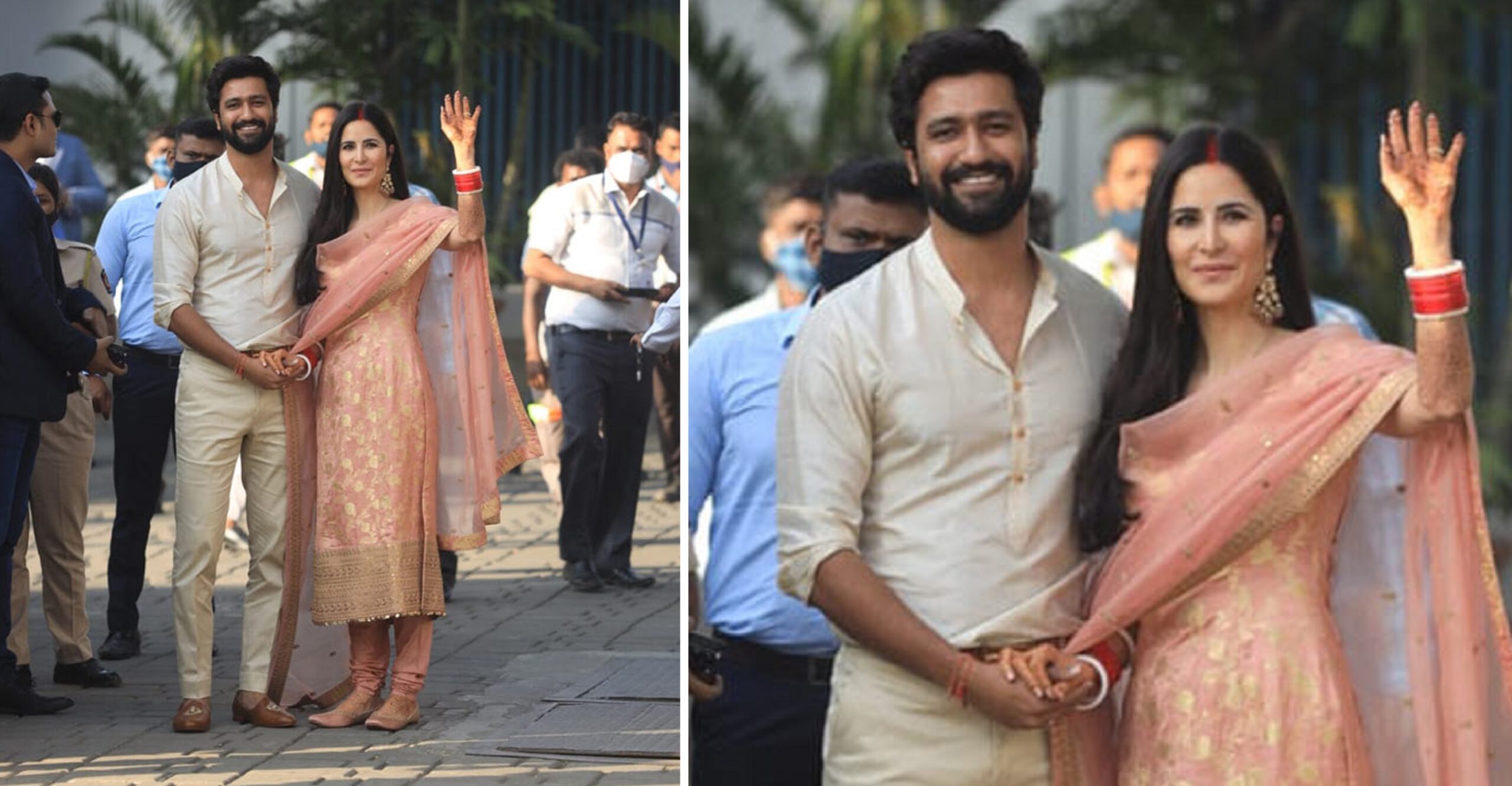 First Appearance After Marriage: Katrina Kaif And Vicky Kaushal Arrive Back In Mumbai Post Wedding In Rajasthan