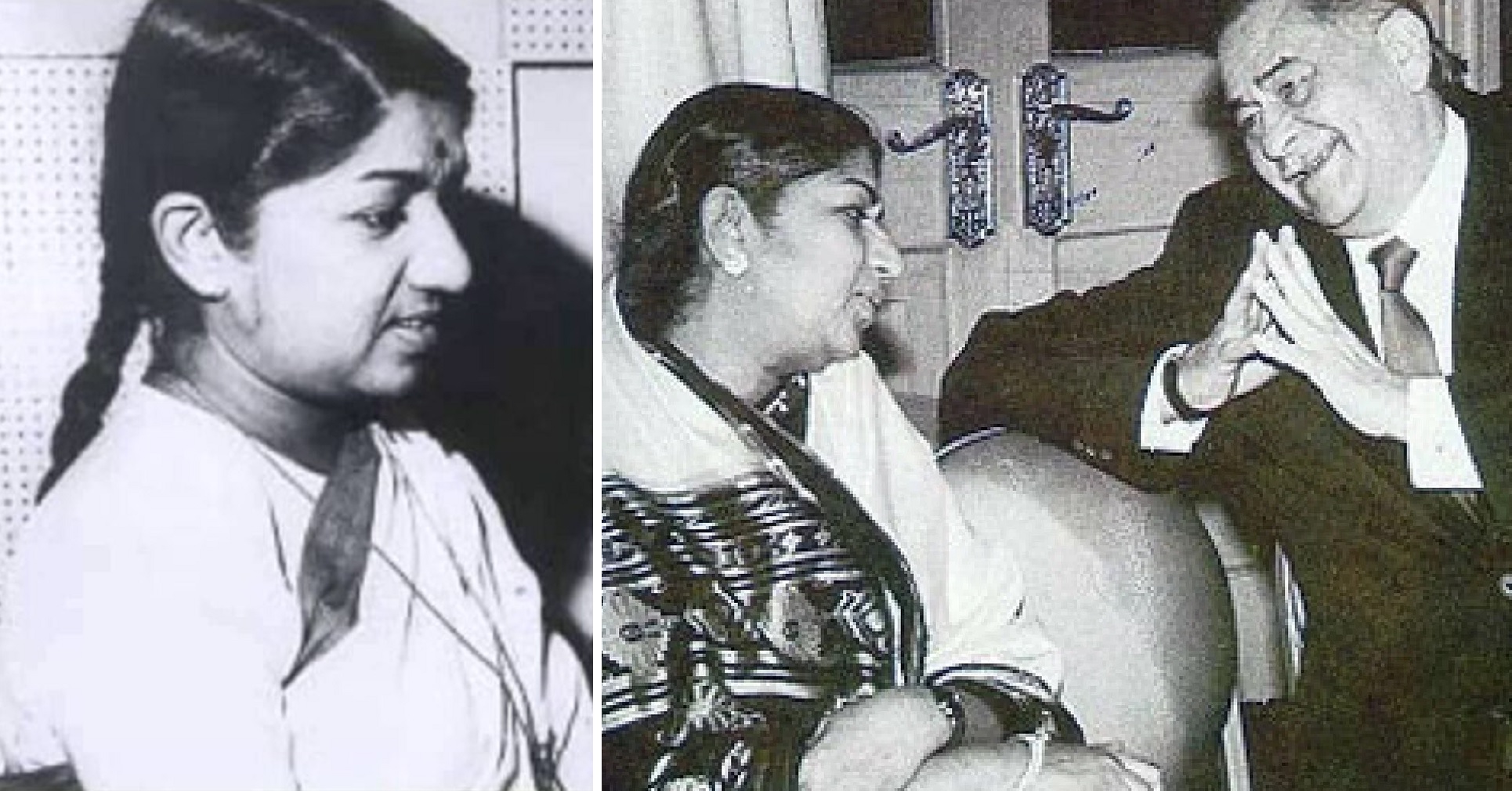 Watch This Rare Footage Of Lata Mangeshkar Recording Song With Raj Kapoor & Get A Taste Of Indian Music History