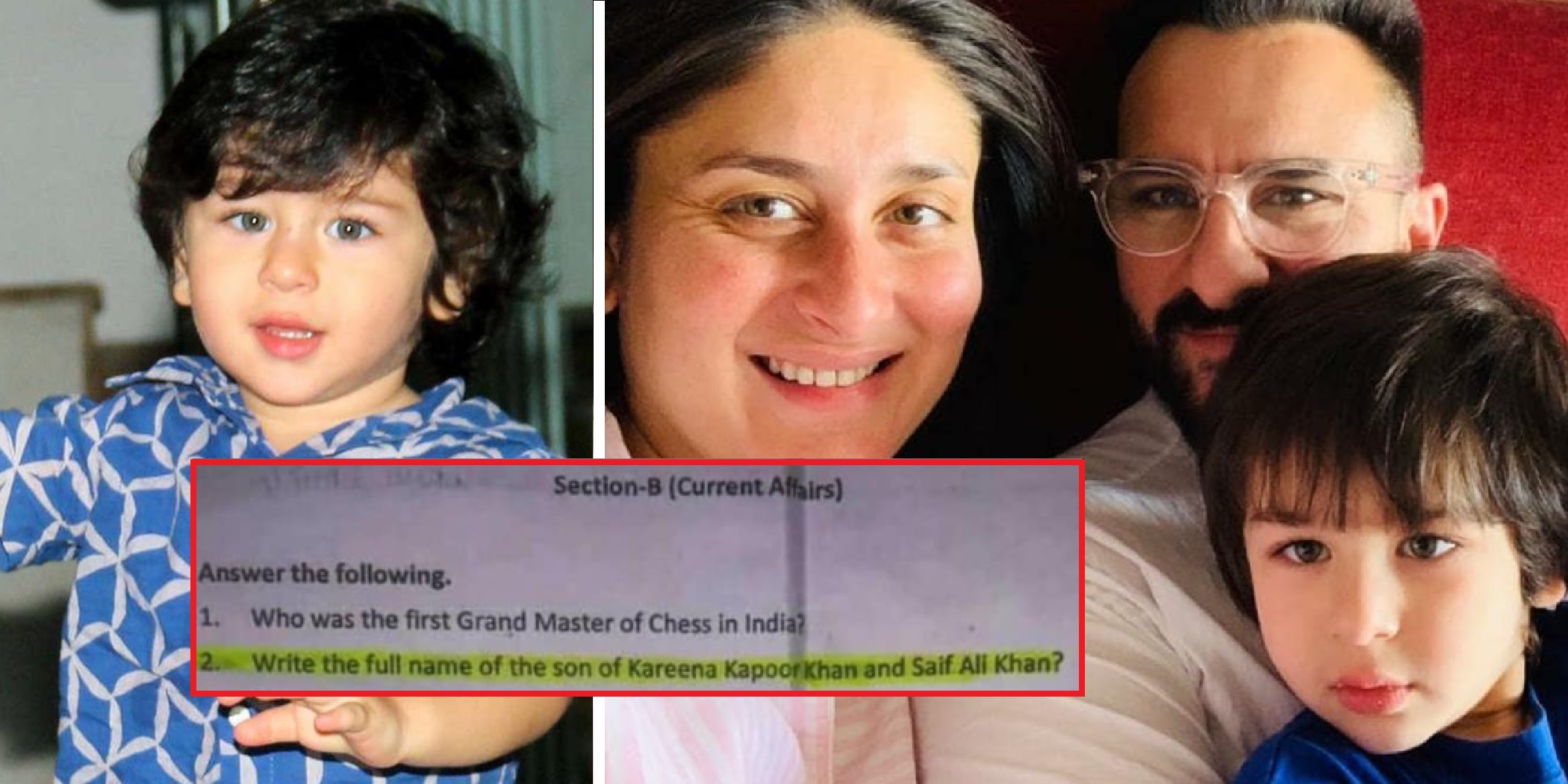 ‘What Is The Name Of Saif & Kareena’s Son?’ – MP School Asks Students In Exam! Parents File Complaint