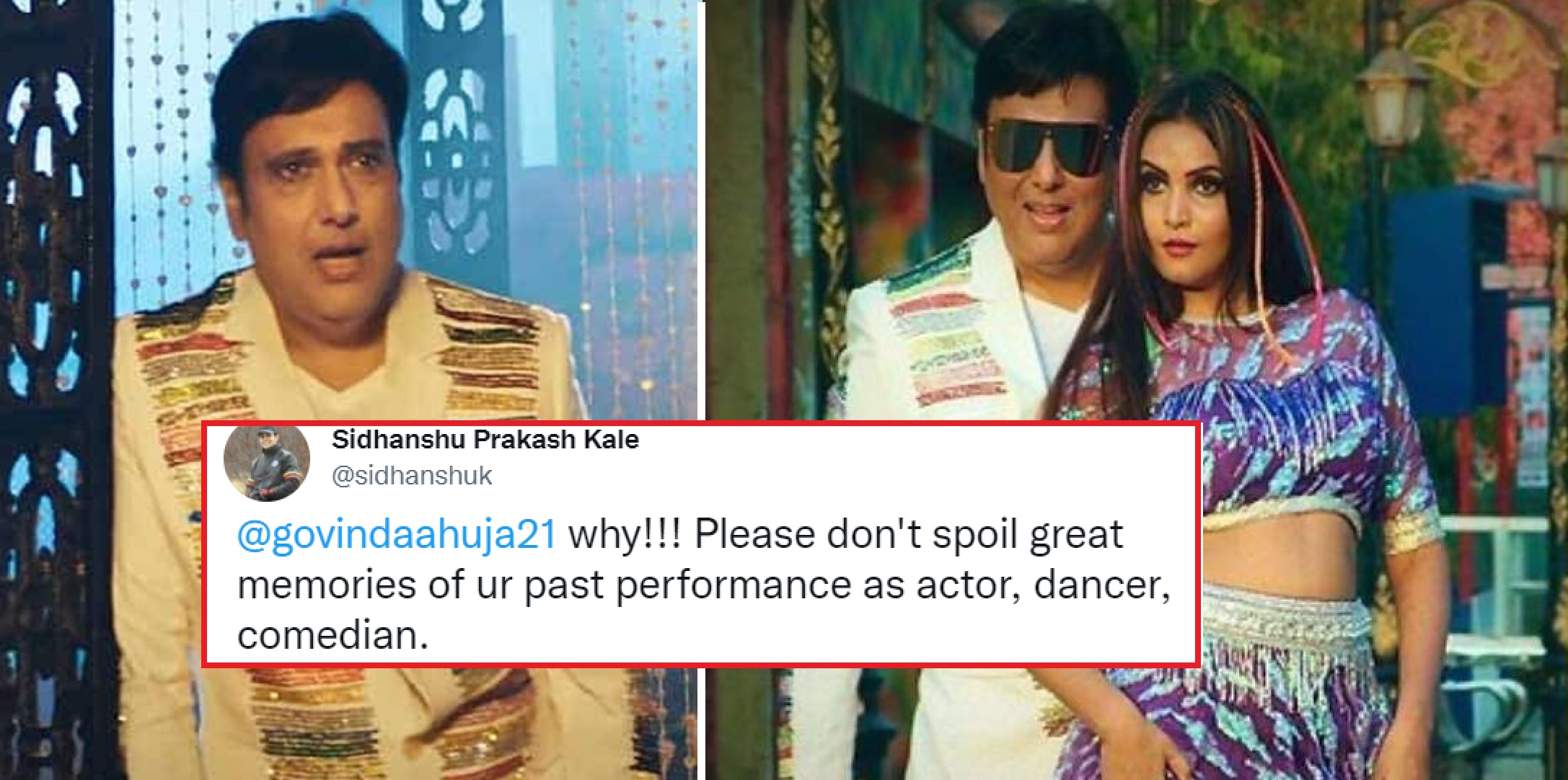 Govinda Turns Singer & Releases New Song And Music Video, But Fans Aren’t Pleased And Ask Him To Stop Tarnishing His Legacy