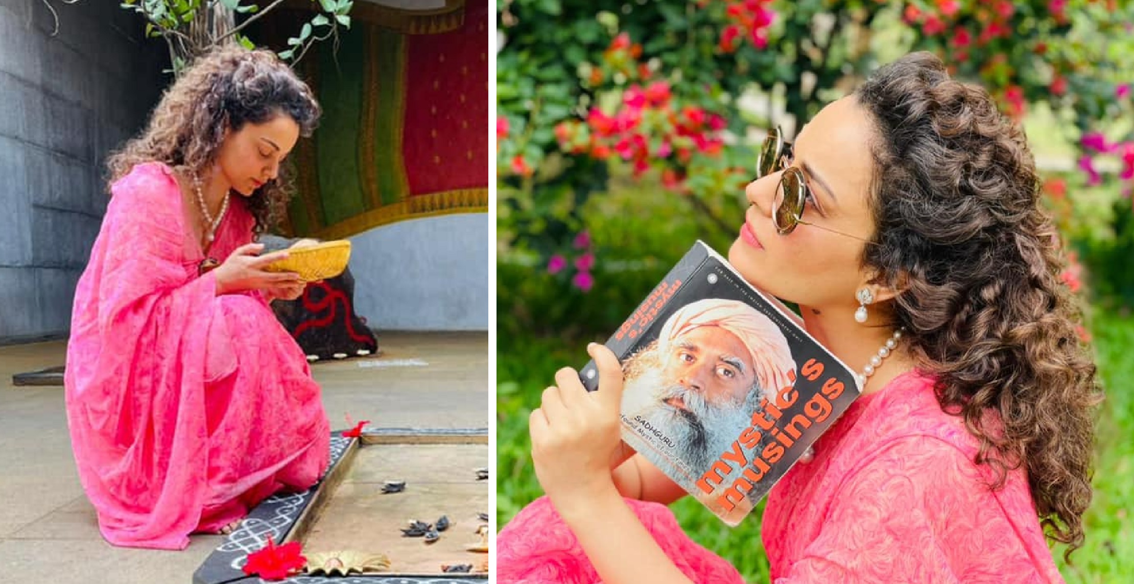 Kangana Ranaut Looks Pretty In Pink As She Visits Isha Foundation Ashram For Some Meditation