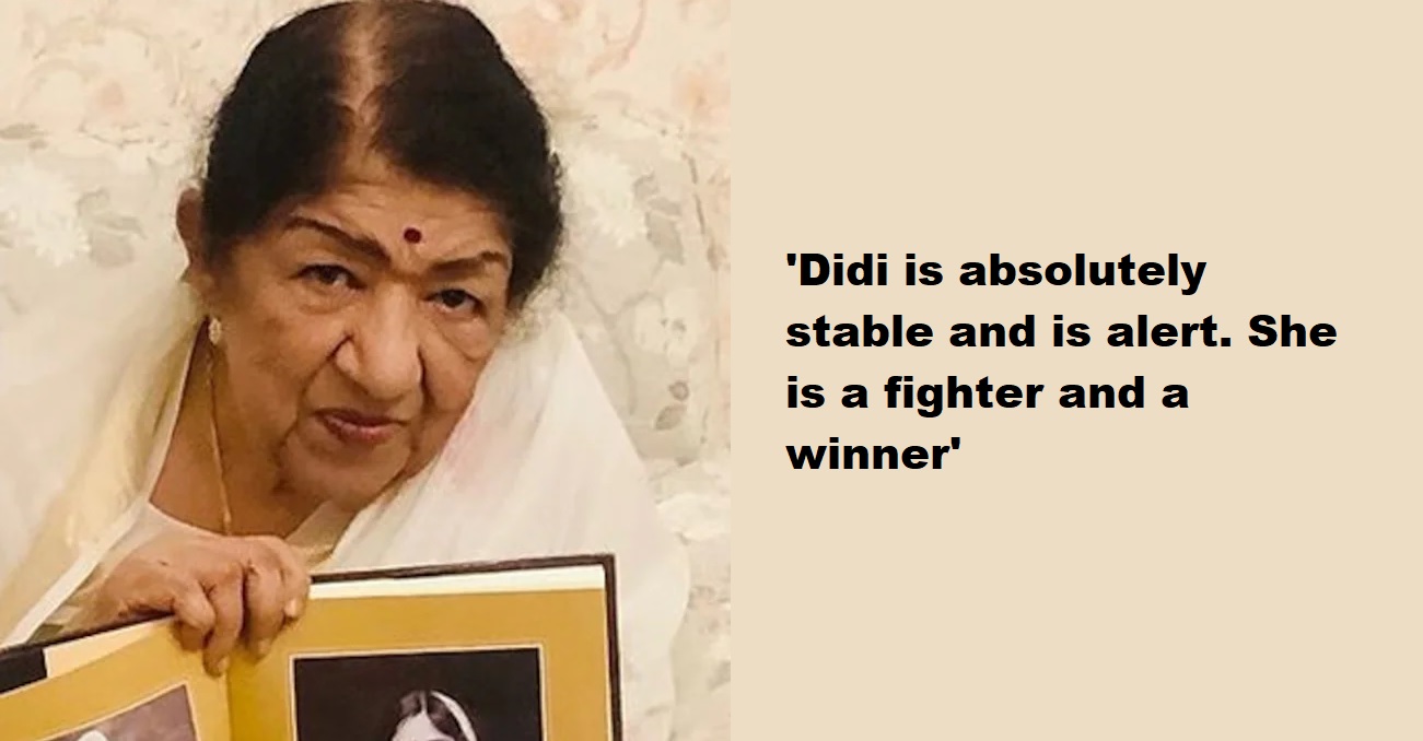 Lata Mangeshkar’s Condition Stable Now, Her Niece Confirms She Is ‘Alert’ And ‘Fighting’