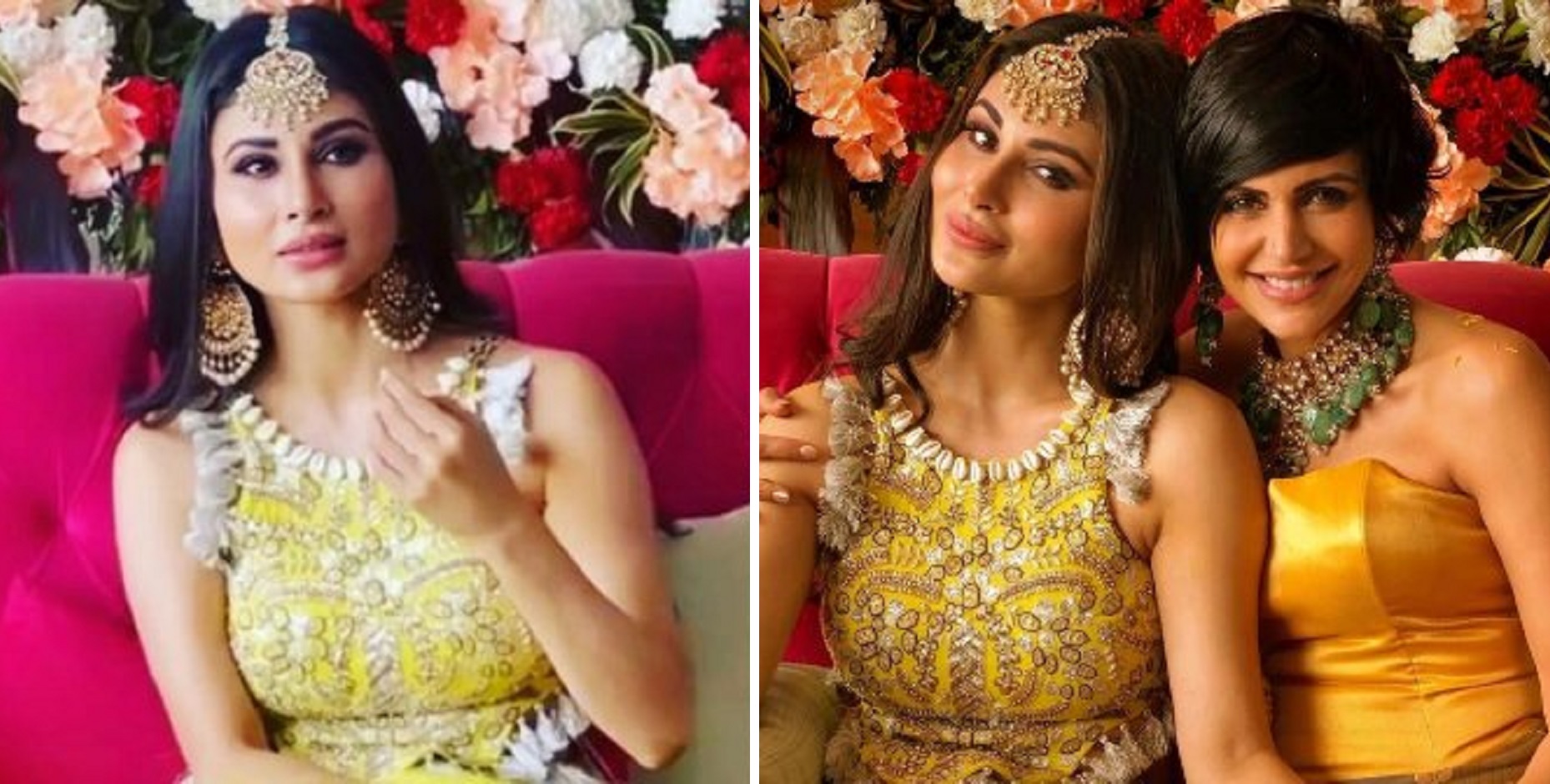 Mouni Roy Is Getting Married: See Pics From Her Beautiful Haldi & Mehendi Ceremony