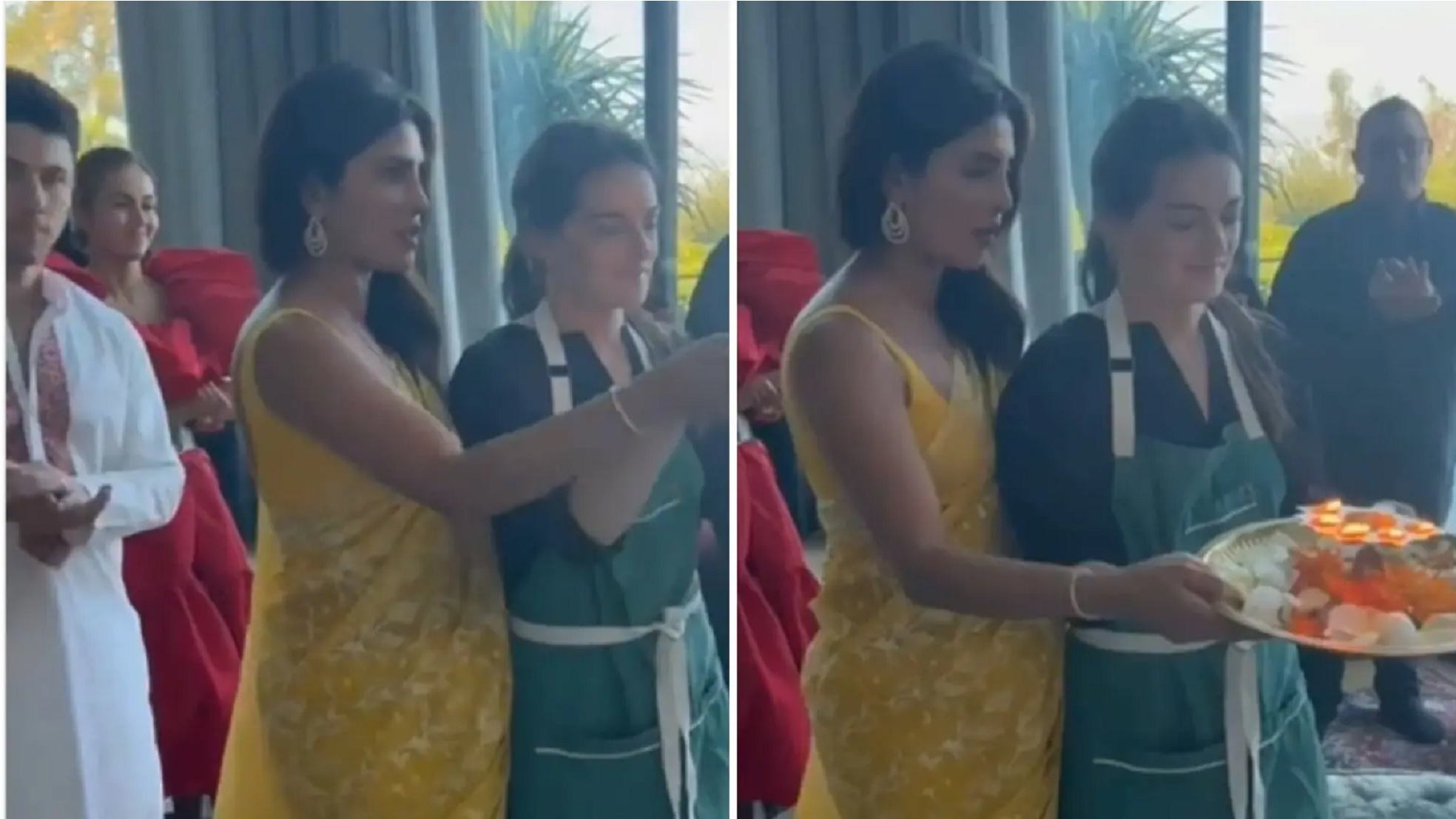 Watch: Priyanka Chopra Invites Her Chef To Perform Diwali Aarti With Her In Viral Video, Internet Lauds Her
