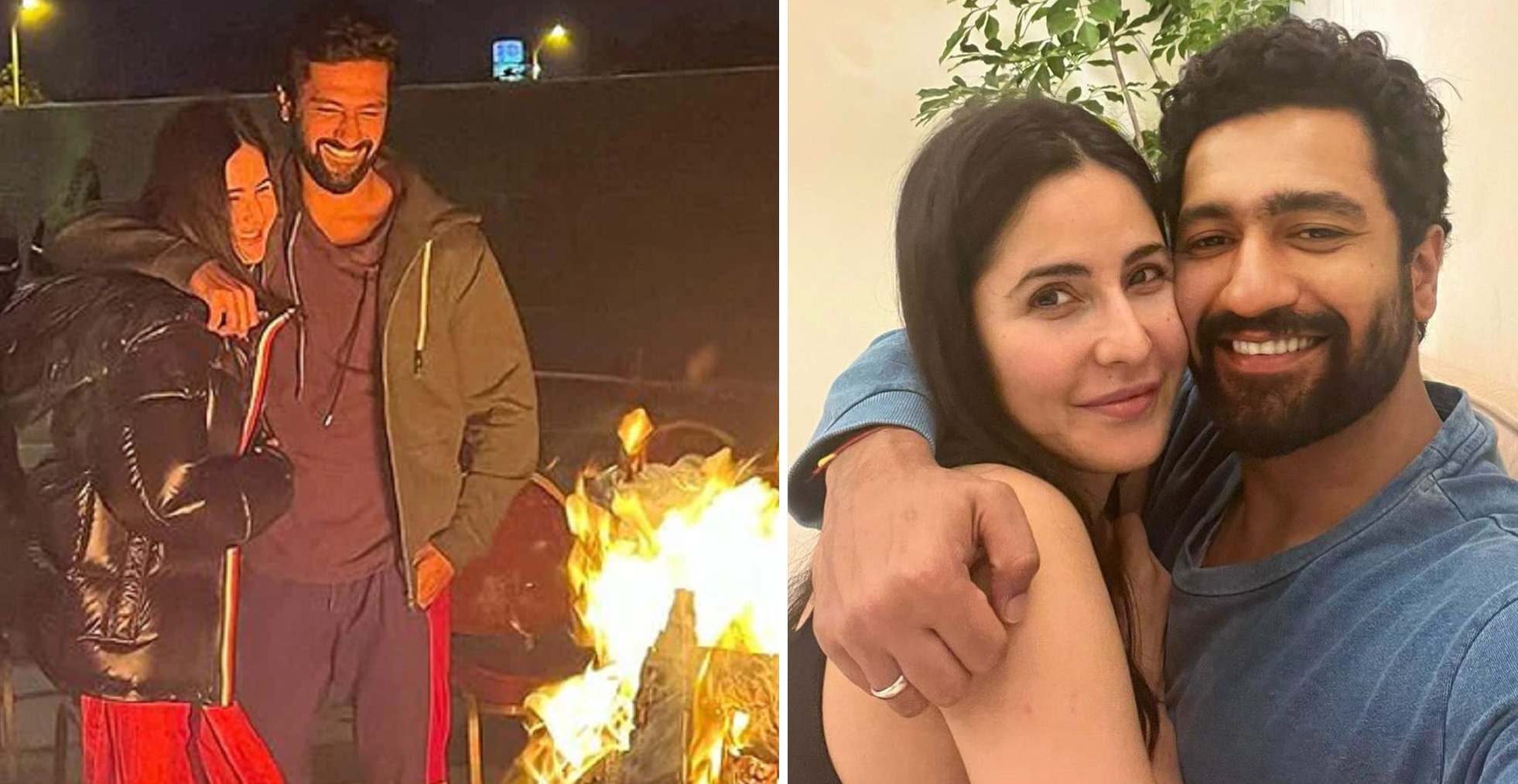 Katrina Kaif And Vicky Kaushal’s First Lohri Together: See Pictures From Their Warm & Cozy Celebration