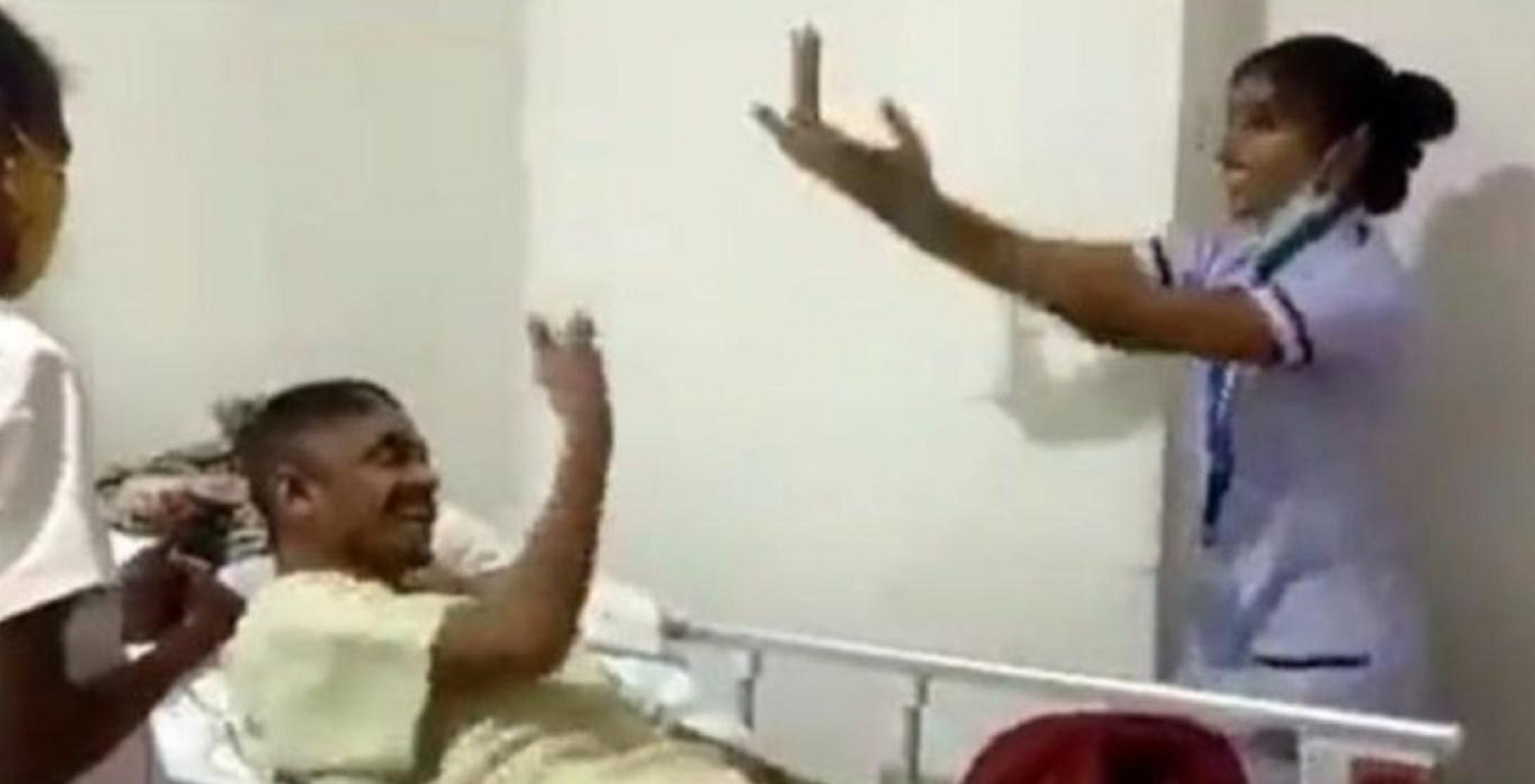 Inspiring: Nurse Dances To Cheer Paralyzed Patient During Physiotherapy [Viral Video]