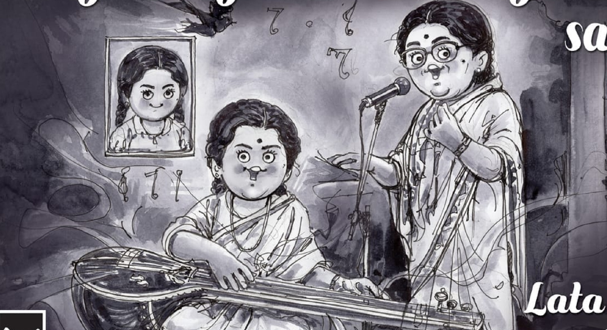 Amul Pays Heartwarming Tribute To Lata Mangeshkar With New Cartoon, “Aapka Saaya Sath Hoga…”