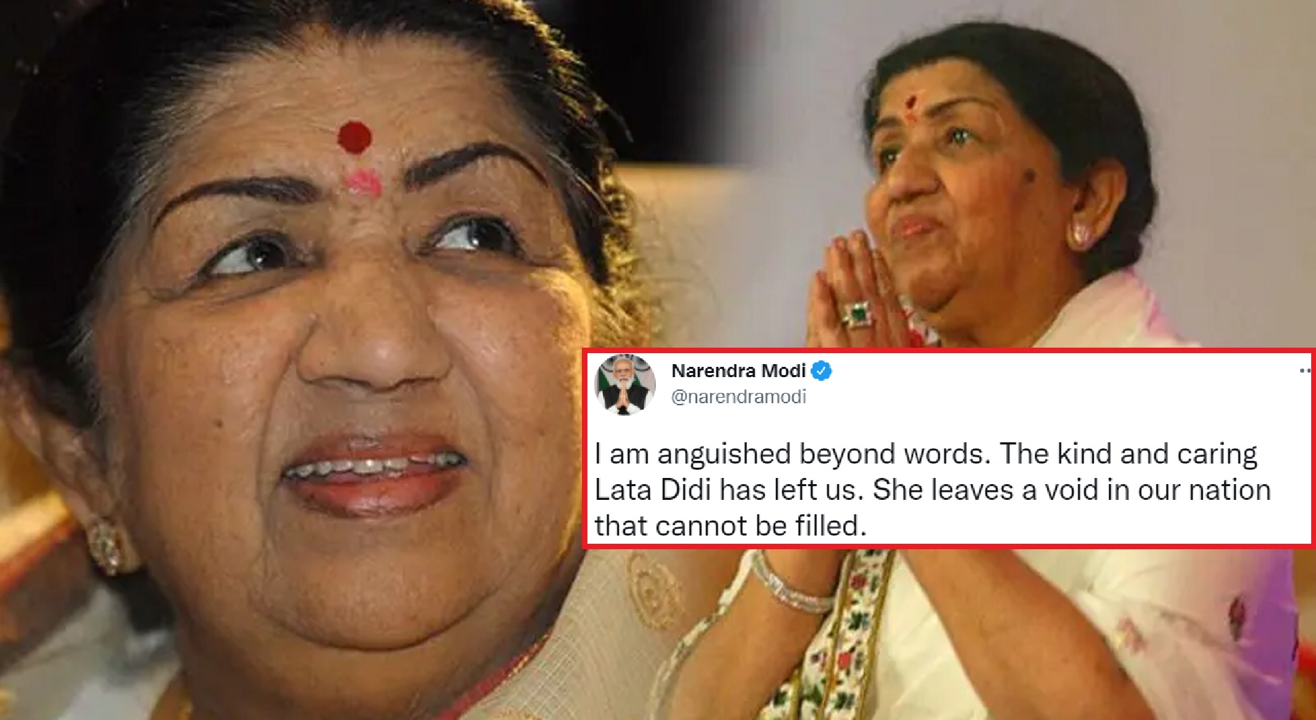From PM Modi To Bollywood Celebs: Here’s How Everyone Has Reacted To Lata Mangeshkar’s Death