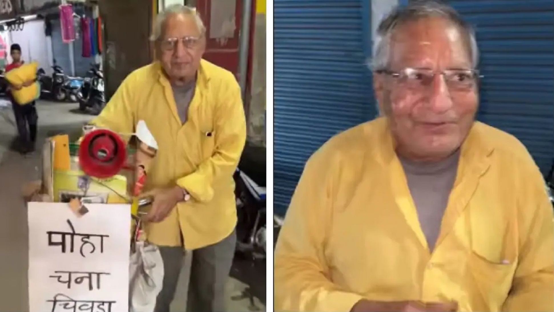 70 Year Old Man From Nagpur Sells Poha On His Bicycle And Then Works As A Security Guard To Make Ends Meet