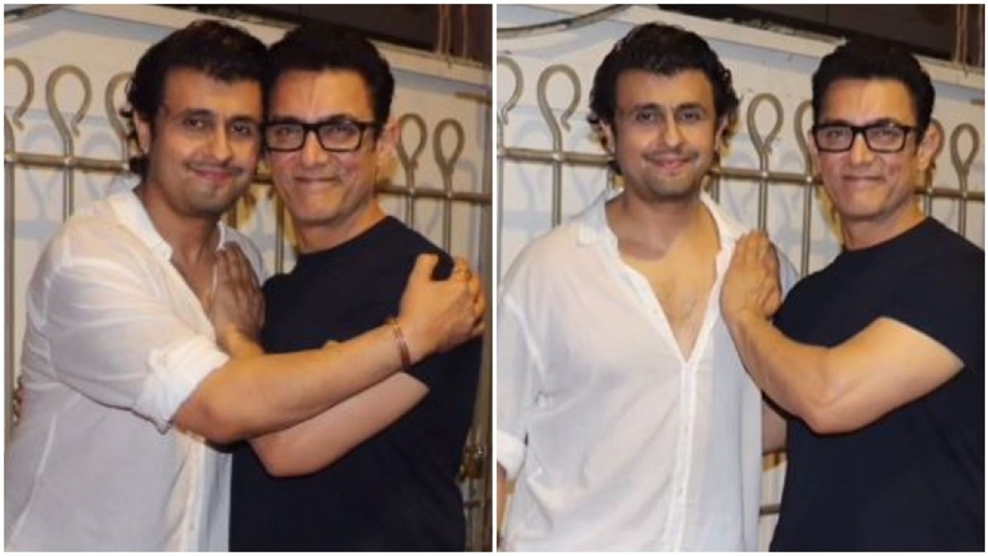 Aamir Khan Attends Sonu Nigam’s Padma Shri Party To Congratulate Him For The Honor [See Pics]