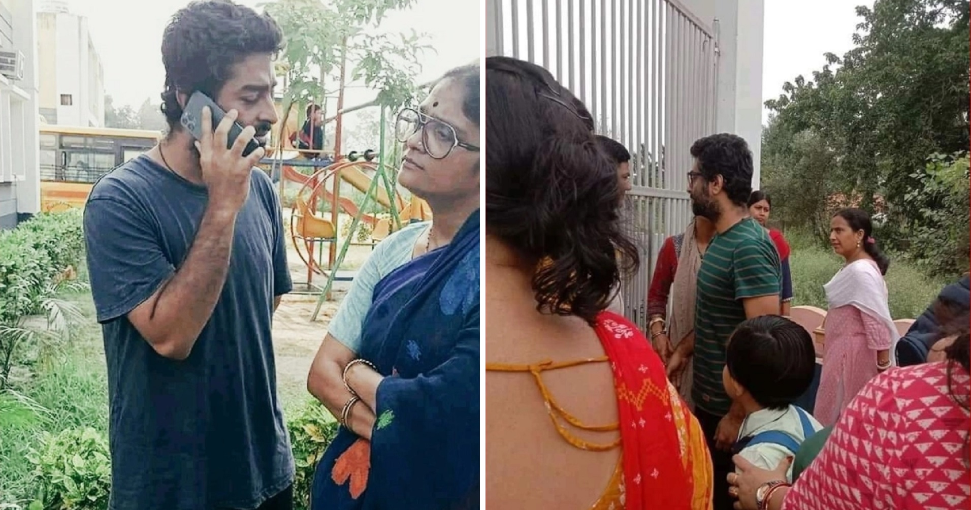 Humble Star: Arijit Singh Waits Outside His Son’s School In Simple Clothes And Slippers, Pictures Go Viral