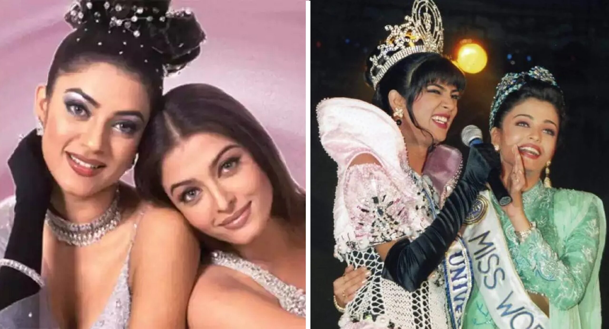These Priceless Pictures Of Aishwarya Rai & Sushmita Sen From Their Beauty Pageant Days Prove They Are The OG Beauty Queens