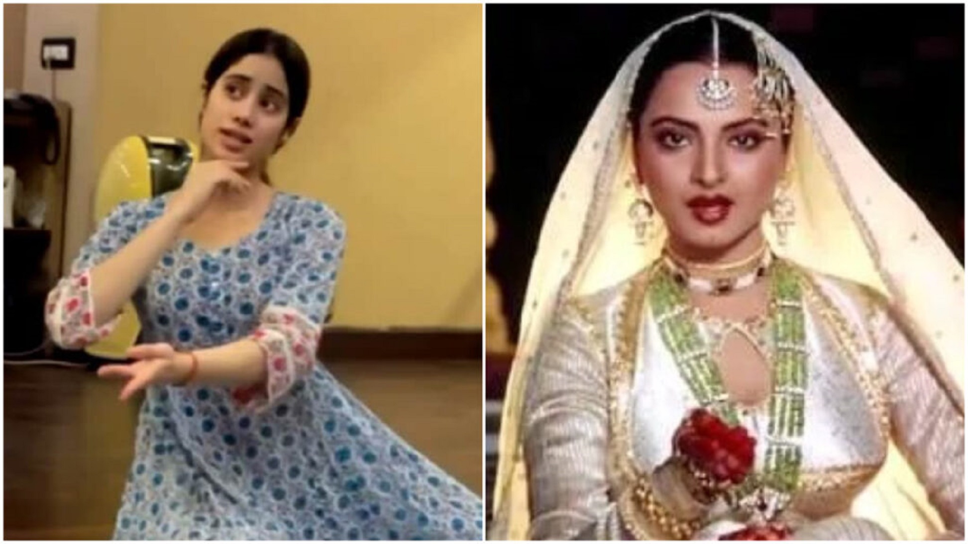 Watch: Janhvi Kapoor Recreates Iconic Dance Of Rekha From 'Umrao Jaan'
