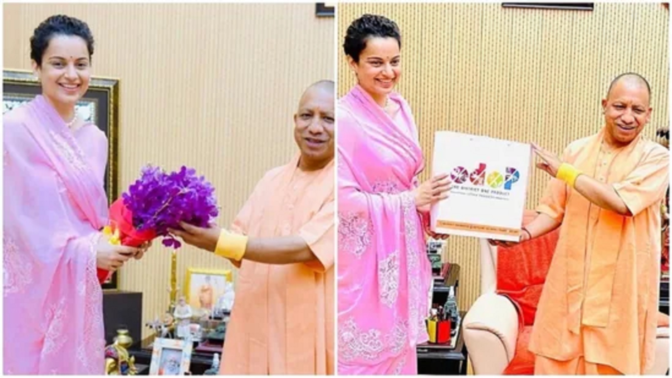 Kangana Ranaut Meets UP CM Yogi Adiyanath Ahead Of Her Film Dhaakad’s Release