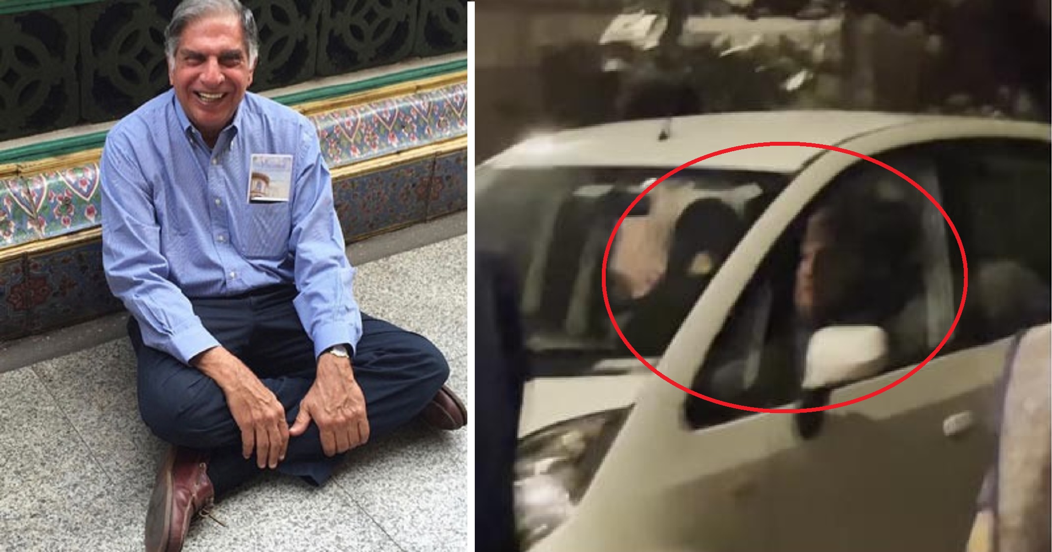 Ratan Tata Visits Taj Hotel In Nano Car Without Bodyguards, Wins Hearts With His Humility Again