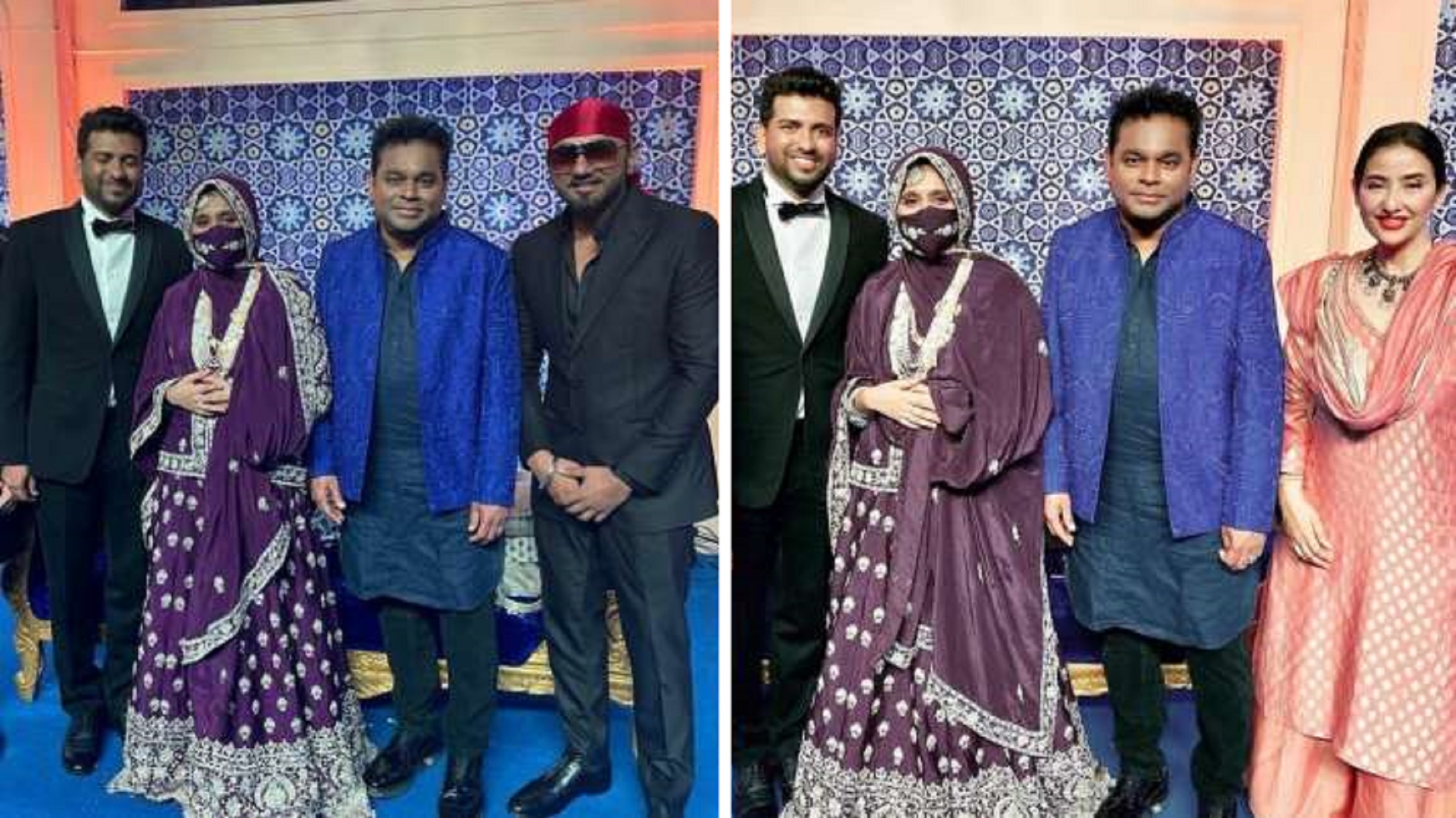 AR Rahman Hosts Reception For His Newly Wed Daughter Khatija –  Sonu Nigam, Manisha Koirala, Honey Singh Attend