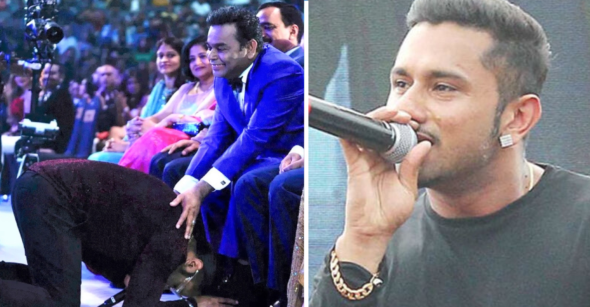 Honey Singh Bows Down And Touches AR Rahman’s Feet At IIFA 2022 [Watch Video]