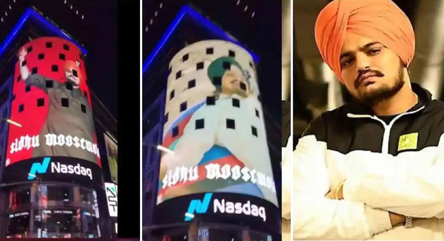 Sidhu Moose Wala Given Tribute at New York’s Times Square, Fans Become Emotional…
