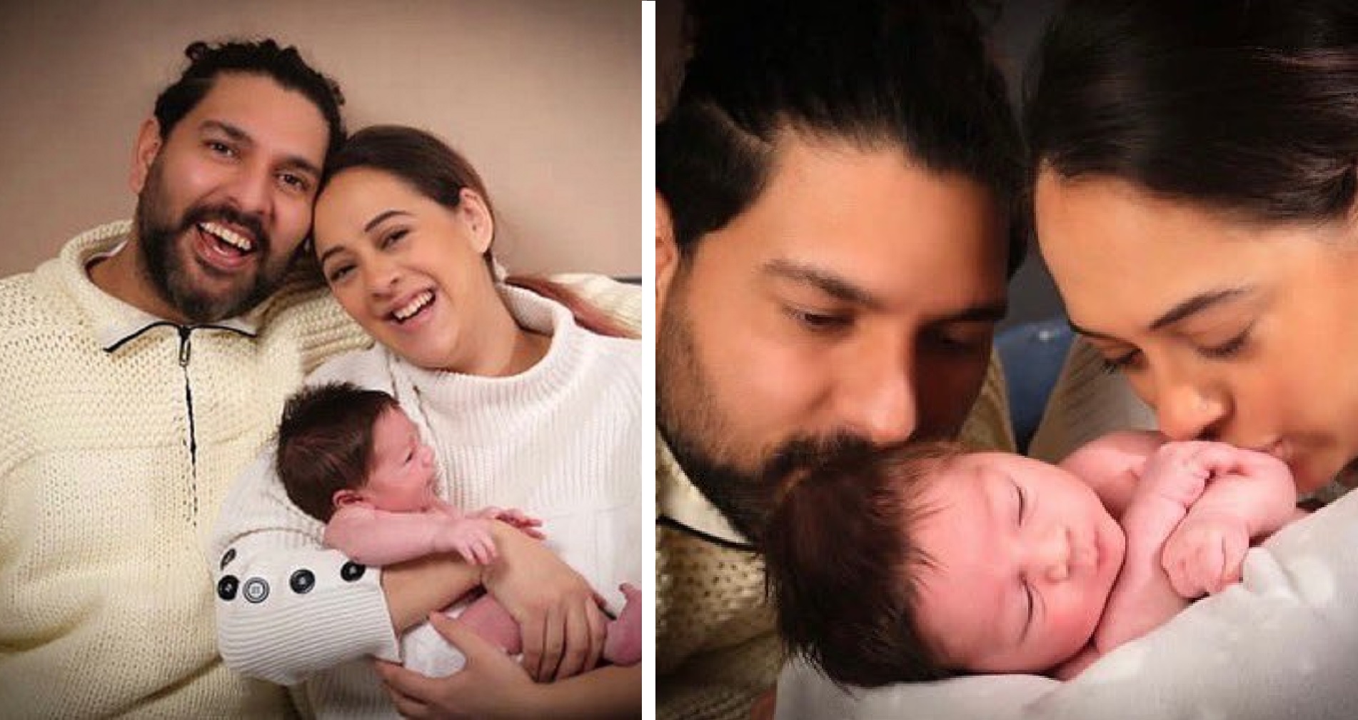 Happy Family: Yuvraj Singh Shares First Picture Of 5 Month Old Son With Hazel Keech