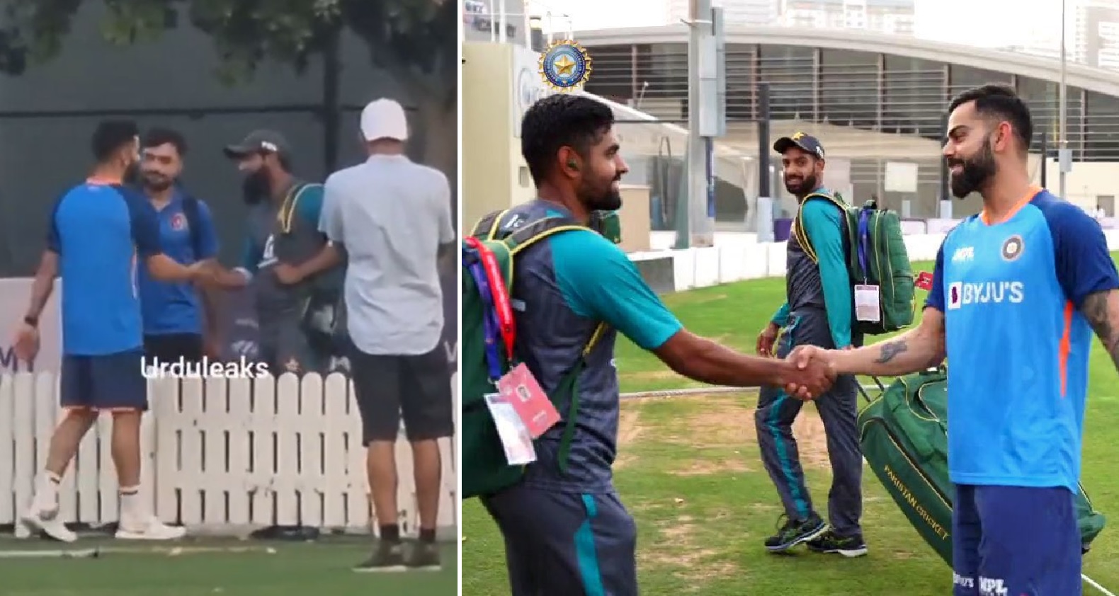 After Meeting Babat Azam, Virat Kohli Meets Pakistan’s Batting Coach Mohammad Yousuf & Rashid Khan Ahead of Asia Cup Clash