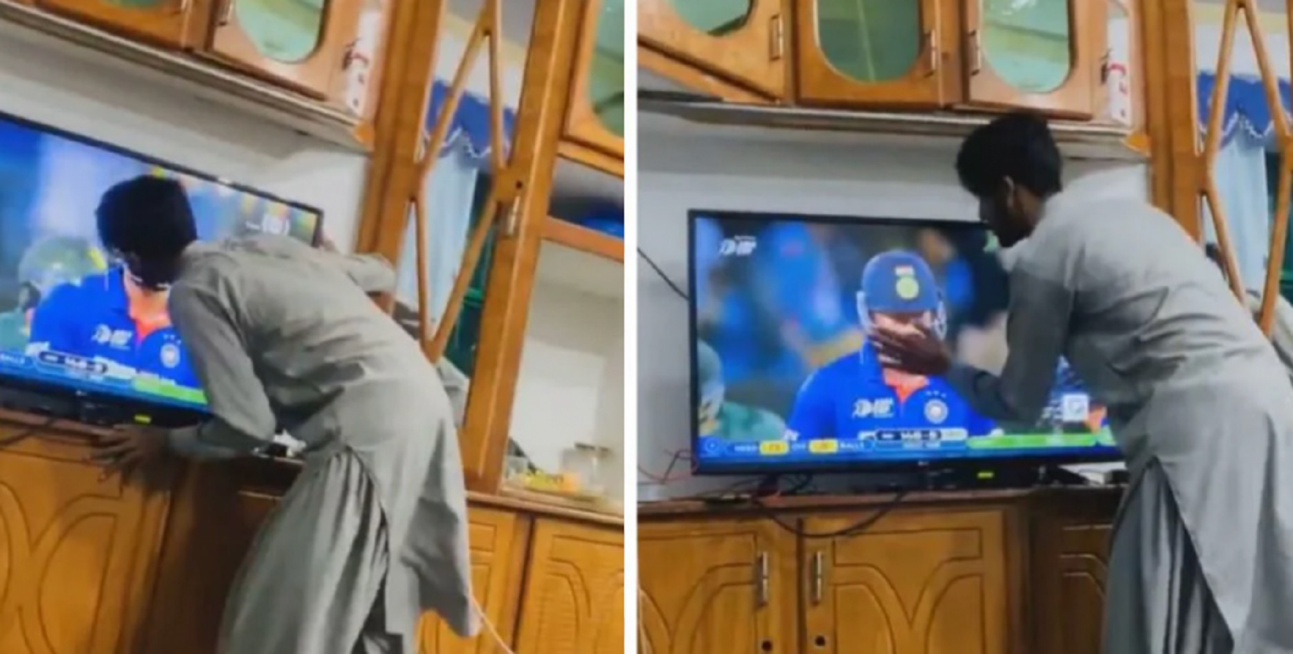 Cricket Fan From Afghanistan Kisses Hardik Pandya On TV After India’s Win Again Pakistan In Asia Cup