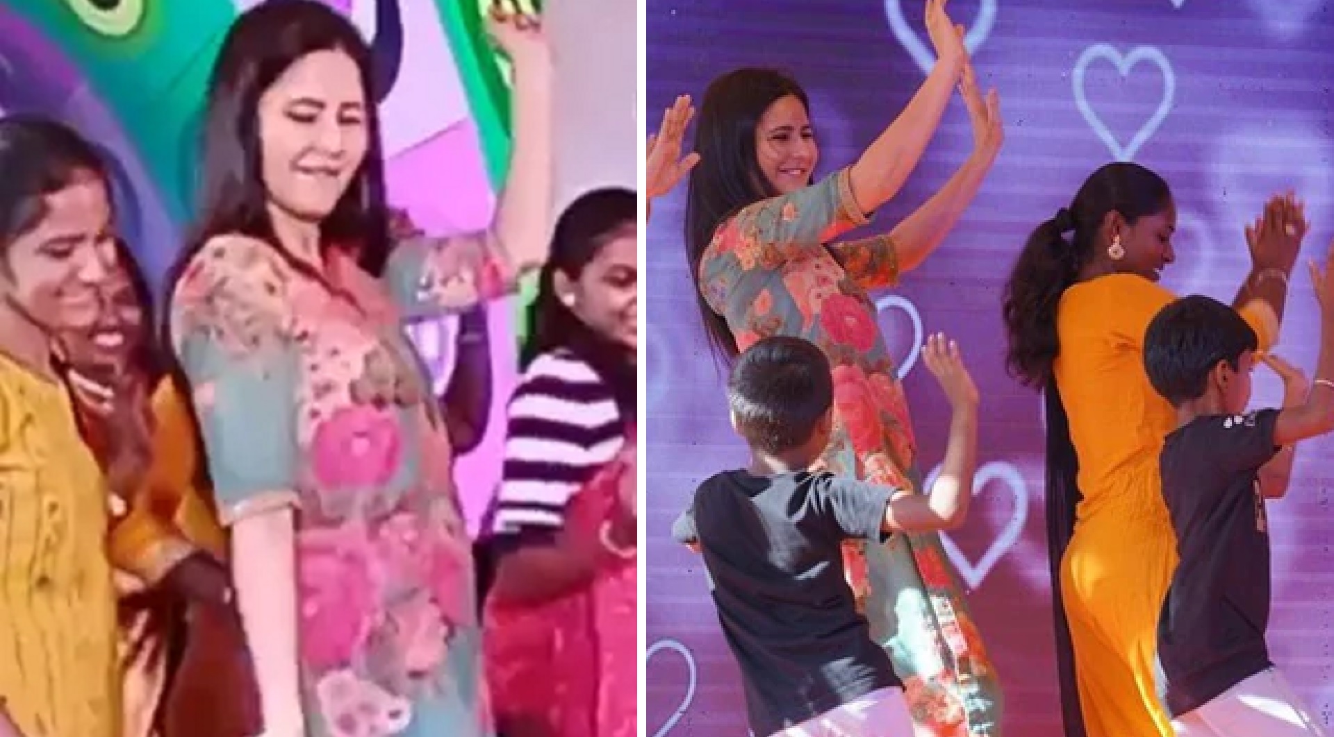 Watch: Katrina Kaif dances with kids at a school function in Madurai during her surprise visit