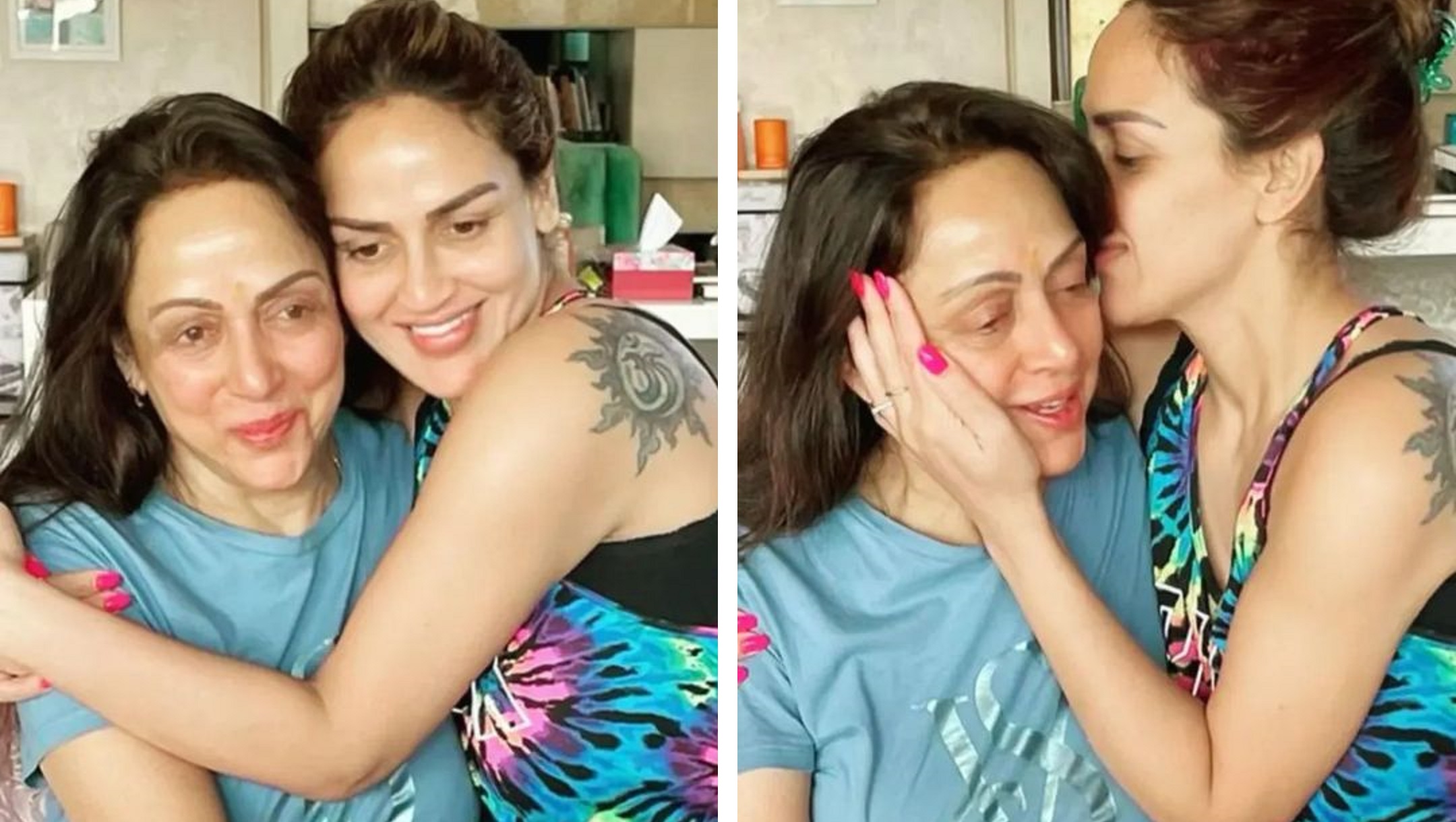 Hema Malini Glows WITHOUT MAKEUP At 74 As Daughter Esha Shares Pics On The Legend’s Birthday