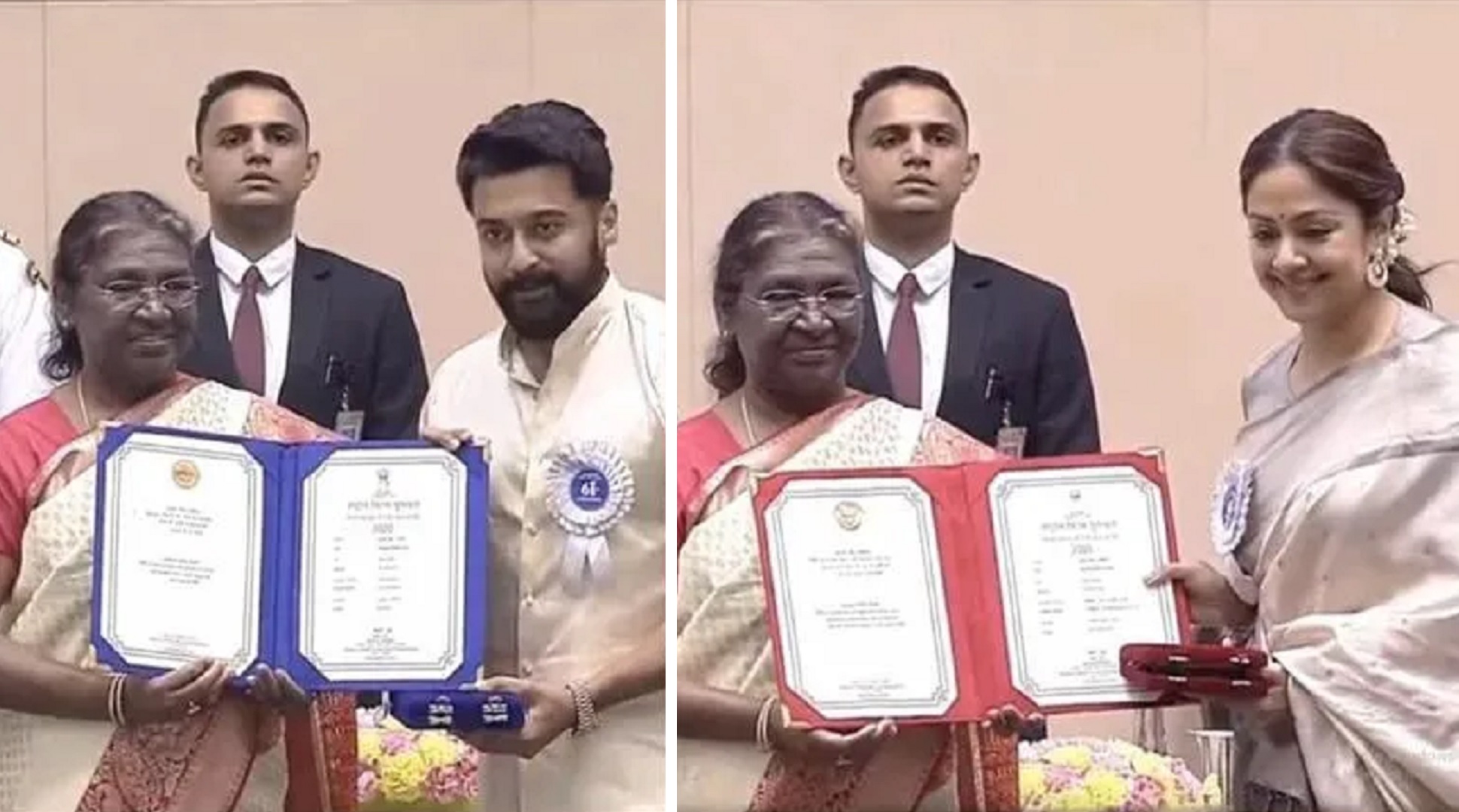 Power Couple : Suriya and wife Jyothika both won National awards in the same night